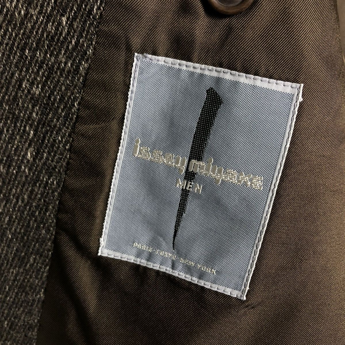 Issey Miyake 🔥VINTAGE ISSEY MIYAKE MEN WOOL HERRINGBONE DOUBLE BREAST Size US S / EU 44-46 / 1 - 19 Thumbnail