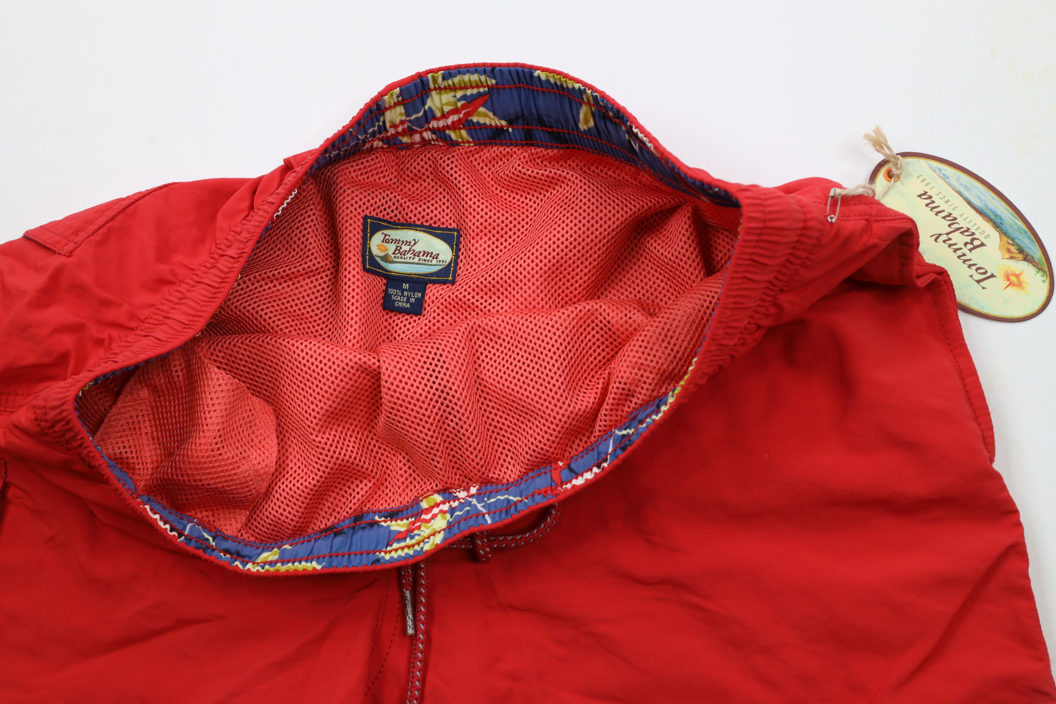 Tommy Bahama × Vintage New Sample Tommy Bahama Relax Lined Shorts Swim Trunks Red Size US 32 / EU 48 - 7 Thumbnail
