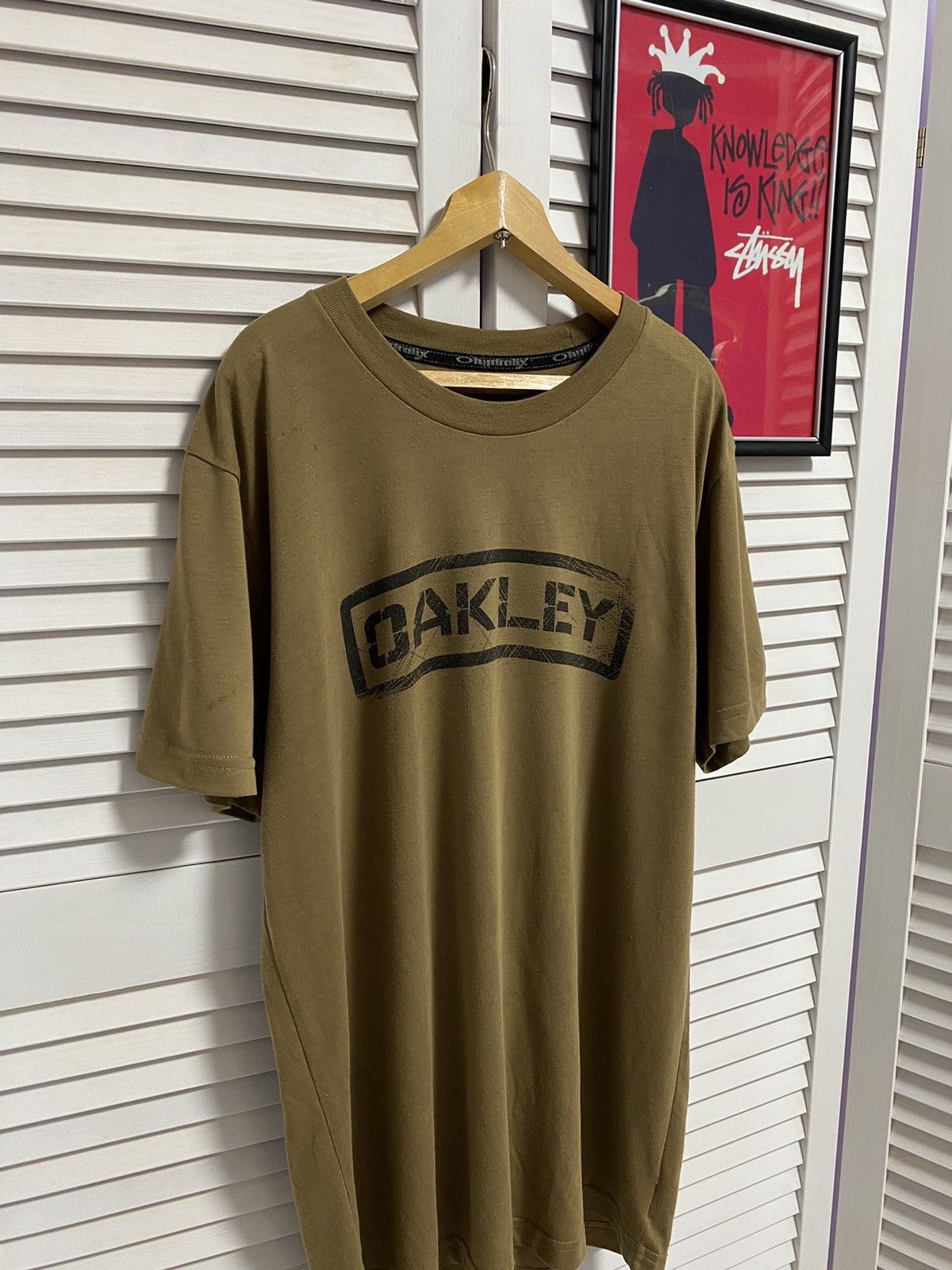 Oakley × Vintage Oakley T-Shirt Tee Print Logo Brand Size US L / EU 52-54 / 3 - 2 Thumbnail