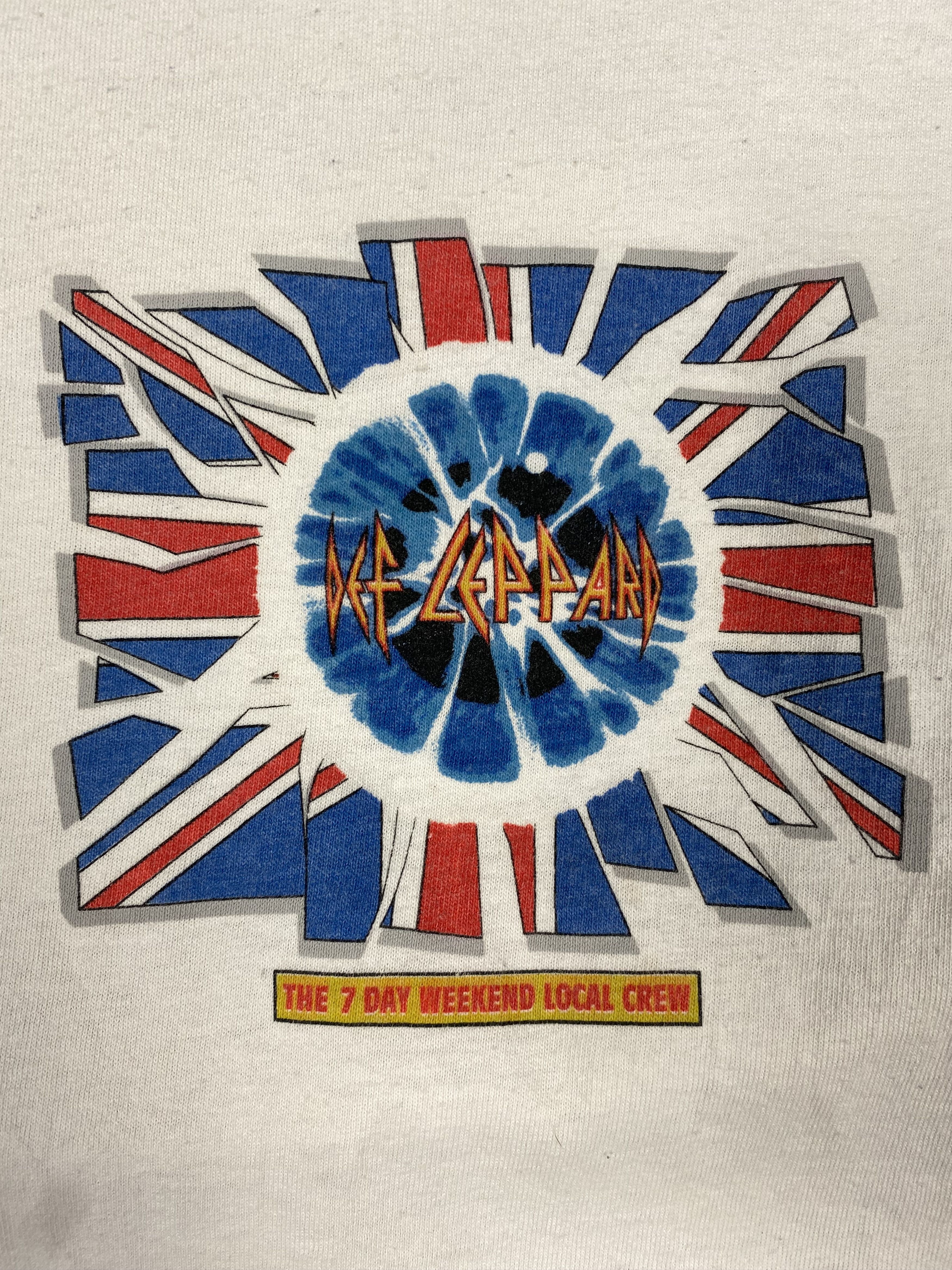 Def Leppard Vtg 90s Def Leppard Adrenalize 7 Day Weekend Local T Shirt Size US XL / EU 56 / 4 - 6 Thumbnail