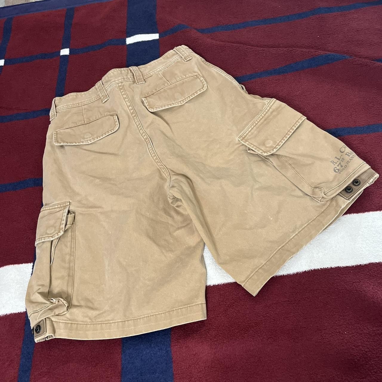 Polo Ralph Lauren Vintage 60s Polo Ralph Lauren Shorts Khaki Military Cargo Size US 29 - 4 Thumbnail