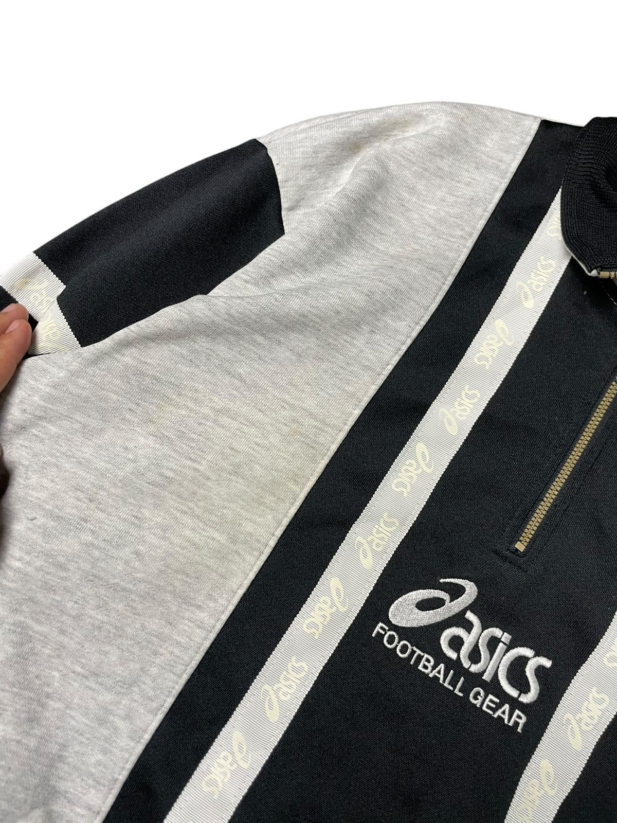 Asics × Japanese Brand × Vintage Vintage ASICS Half-zip Pullover Sweatshirt (80) Size US M / EU 48-50 / 2 - 7 Thumbnail