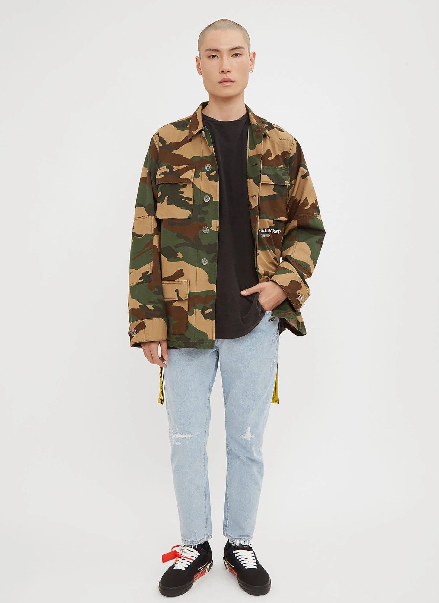 Off-White Washed Black 3D Arrows Oversized T-Shirt Size US XS / EU 42 / 0 - 5 Thumbnail