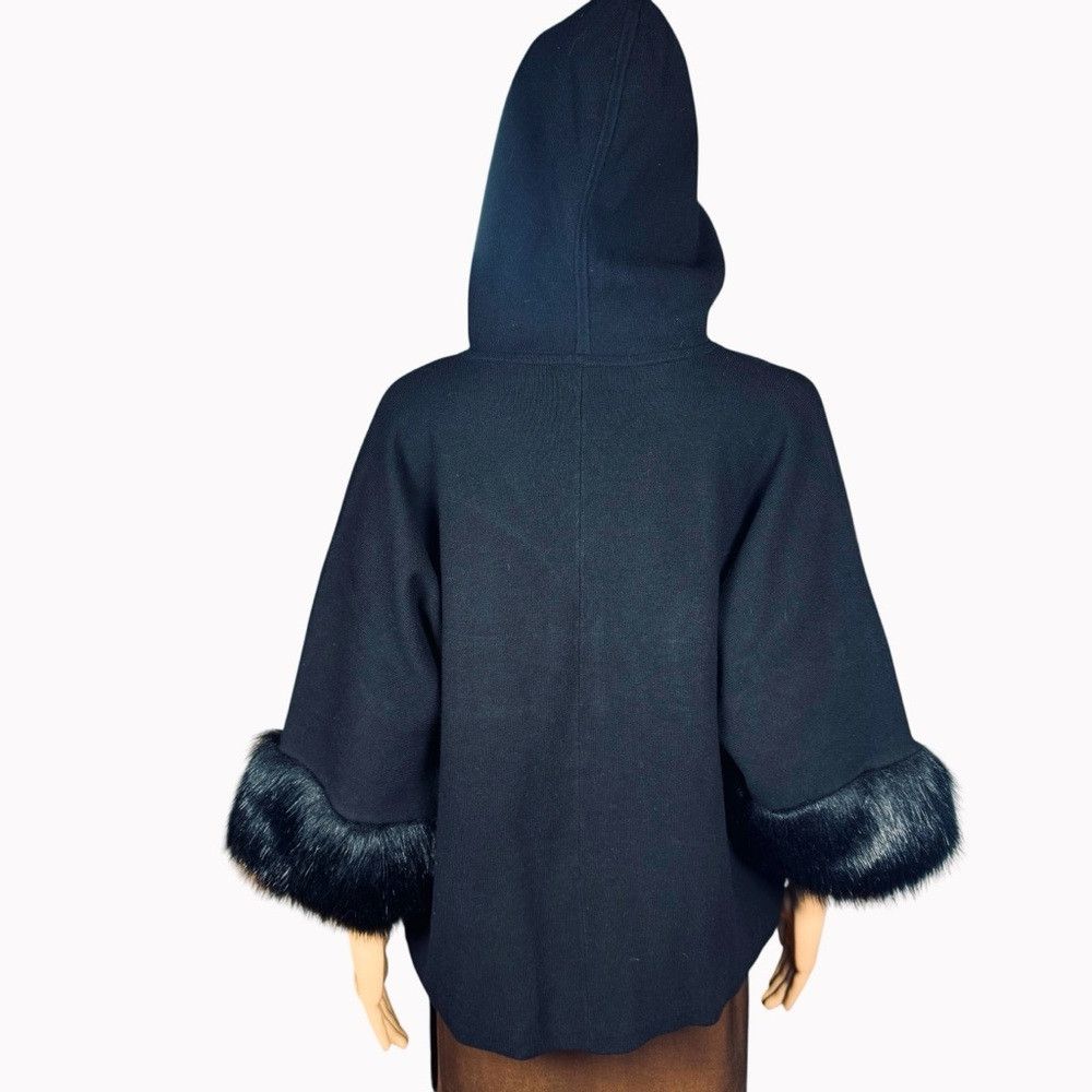 Chicos New Chico's Luxe Cashmere Blend Faux Fur Sweater Size 1 US Size M / US 6-8 / IT 42-44 - 7 Thumbnail