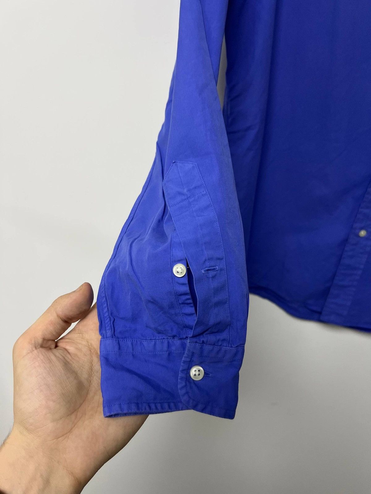 Polo Ralph Lauren Polo Ralph Lauren Custom Fit Urban Cotton Blue Men sz L Size US L / EU 52-54 / 3 - 3 Thumbnail