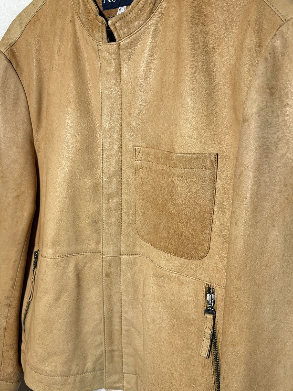 Giorgio Armani Armani Jeans y2k leather jacket Size US M / EU 48-50 / 2 - 3 Thumbnail