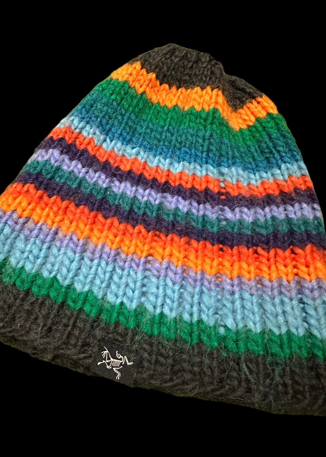 Pre-owned Arcteryx X Outdoor Life Arcteryx Knit Winter Wool Blend Unisex Beanie Hat In Black