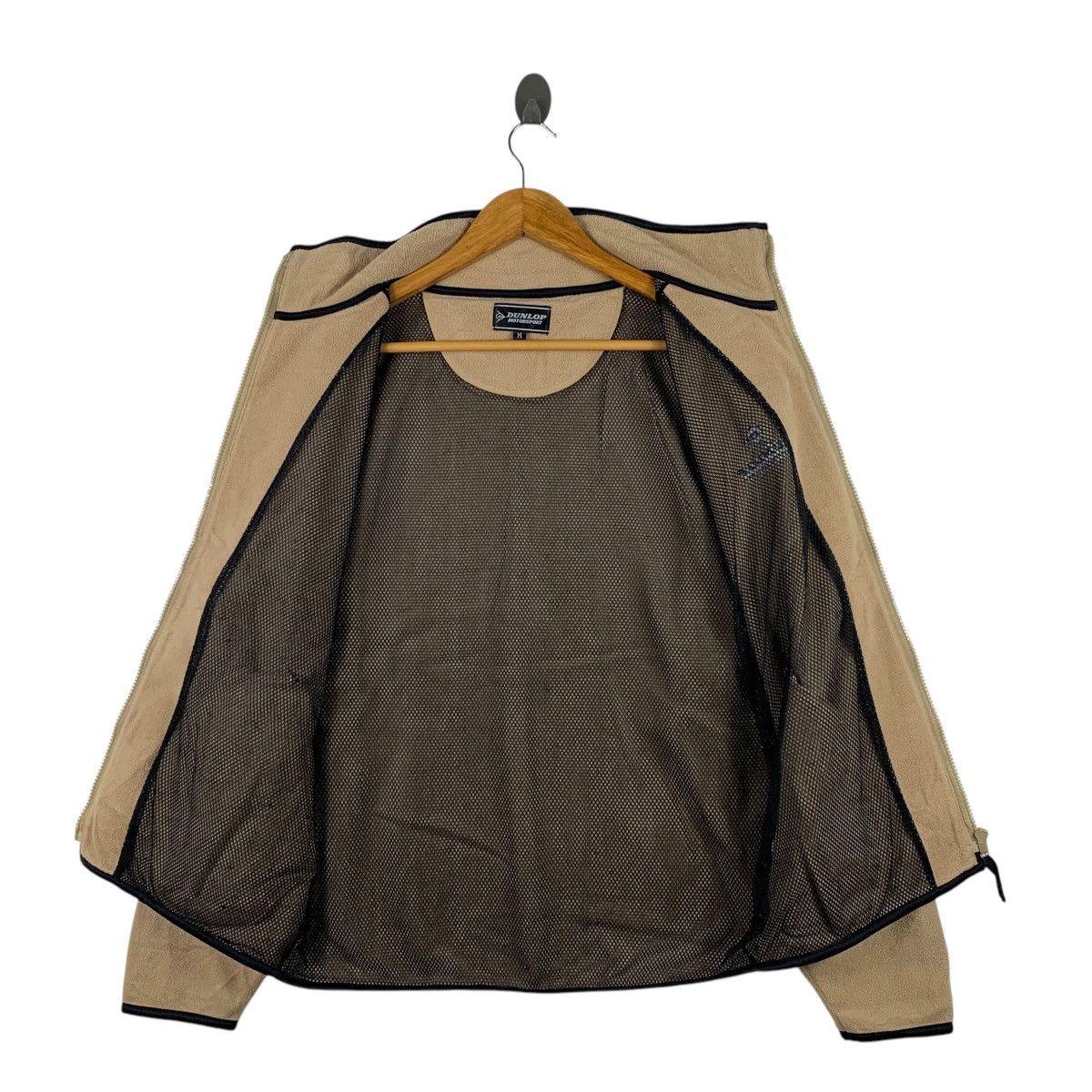 Dunlop × Vintage Vintage DUNLOP Motorsport Small Logo Zipper Sweater Jacket Size US M / EU 48-50 / 2 - 3 Thumbnail