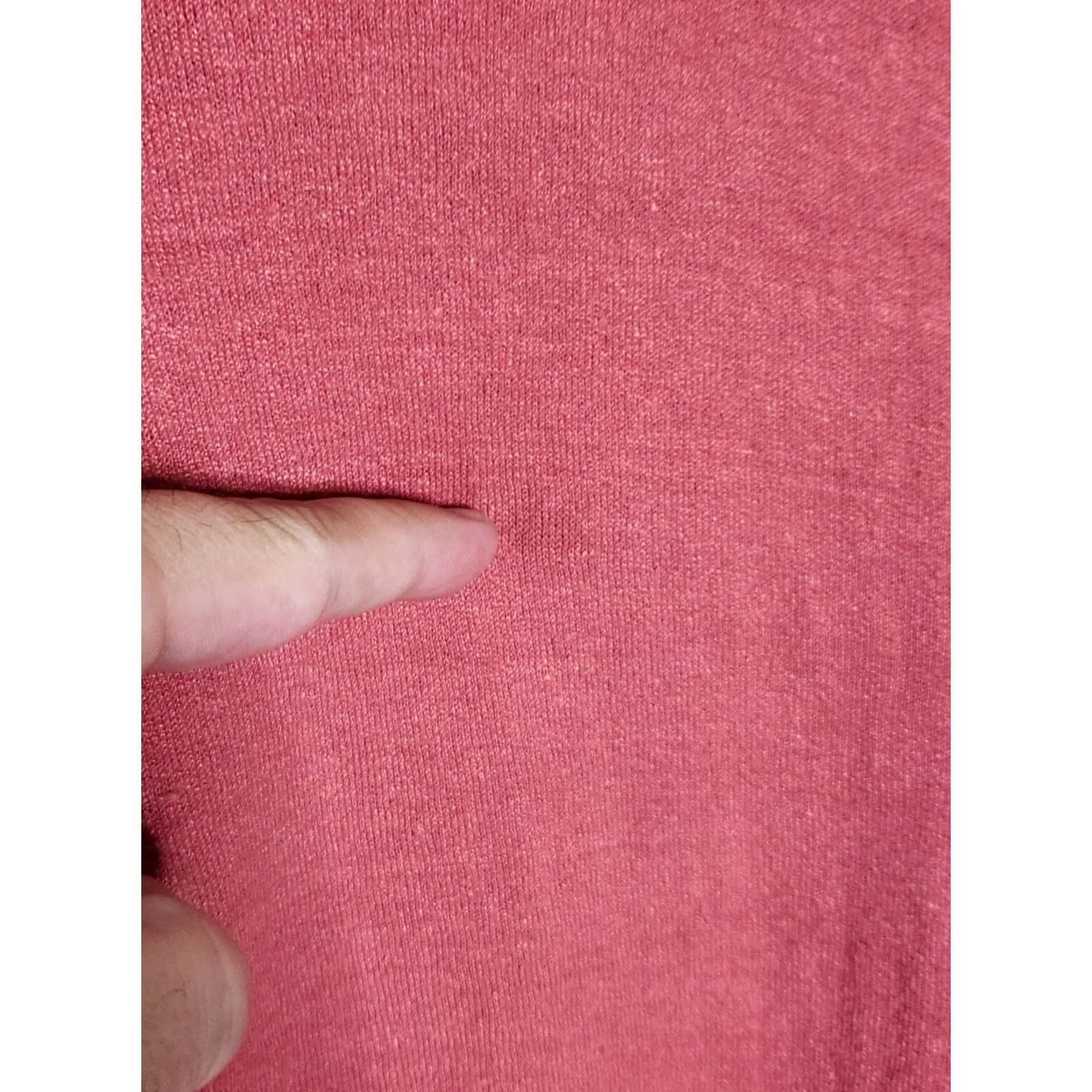 Eileen Fisher Eileen Fisher Womens XXS Organic Linen Knit Sweater Pullover Long Sleeve Red Size XXS / US 00 / IT 34 - 3 Thumbnail