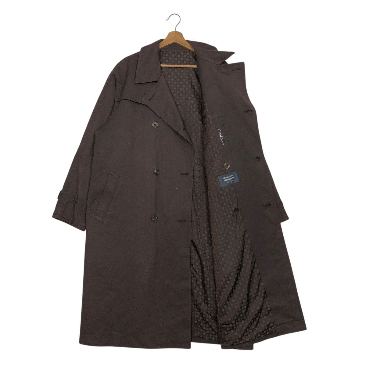 Vintage 🔥RICH BROWN VINTAGE LONG JACKET LINING JEAN LOUIS SCHERRER Size US M / EU 48-50 / 2 - 12 Thumbnail