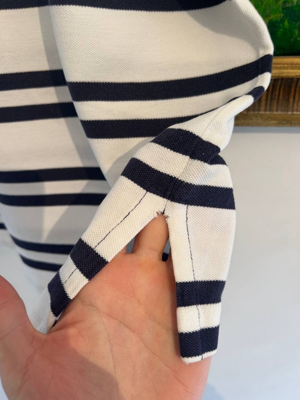 Polo Ralph Lauren Polo Ralph Lauren Striped Rugby Polo Shirt White Navy Size US XXL / EU 58 / 5 - 9 Thumbnail