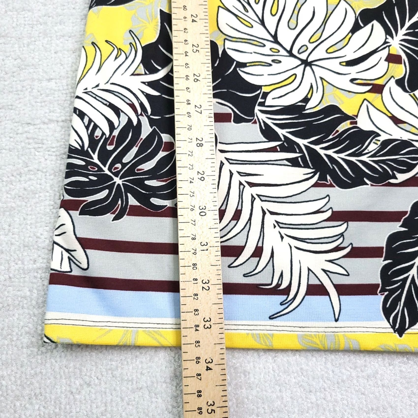 H&M H&M Tropical Hawaiian Dress Women's Small Multicolor Off The Shoulder Strappy Dress) Size S / US 4 / IT 40 - 5 Thumbnail