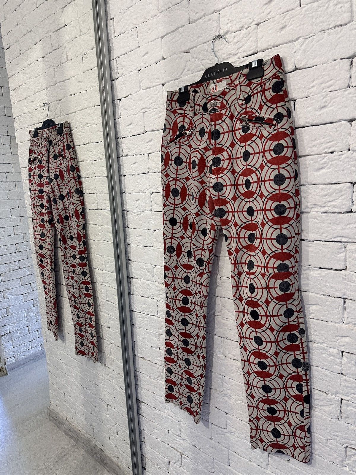 Diesel Rare Vintage Diesel Pants - Target Print, Size 28, Bold Size 28" / US 6 / IT 42 - 1 Thumbnail