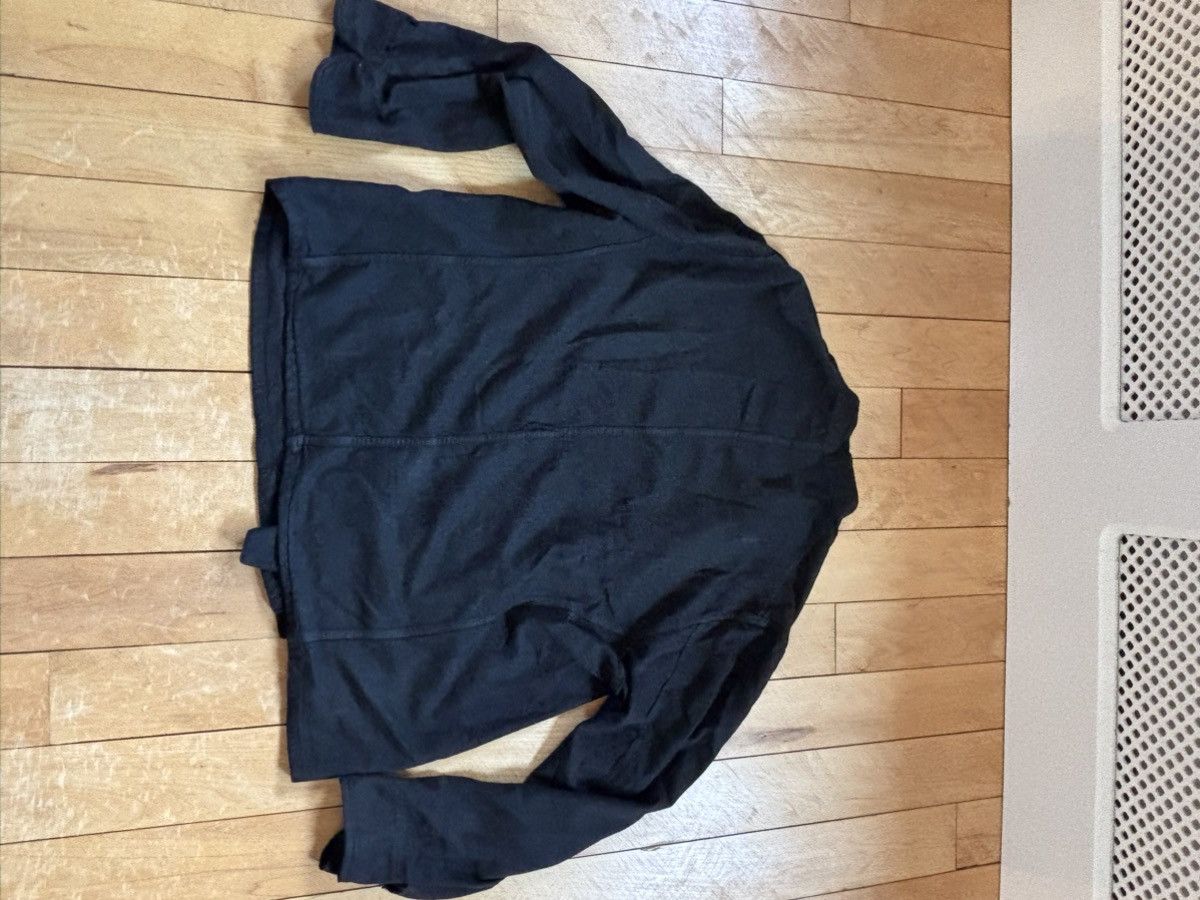 Vintage Vintage French black double breasted shirt Size US M / EU 48-50 / 2 - 6 Thumbnail