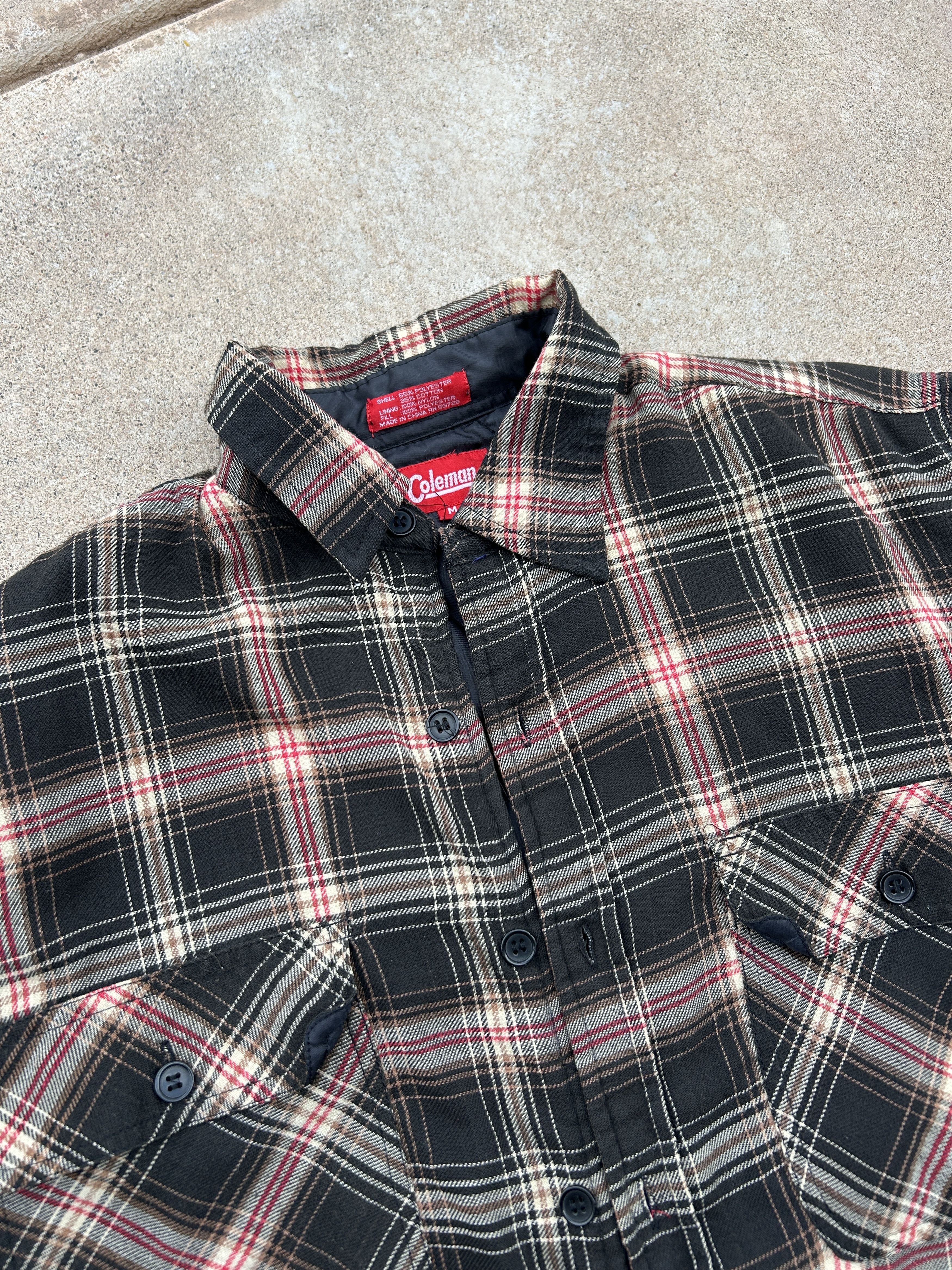 Coleman Vintage 90s Coleman Plaid Insulated Outerwear Button Up Size US M / EU 48-50 / 2 - 1 Thumbnail