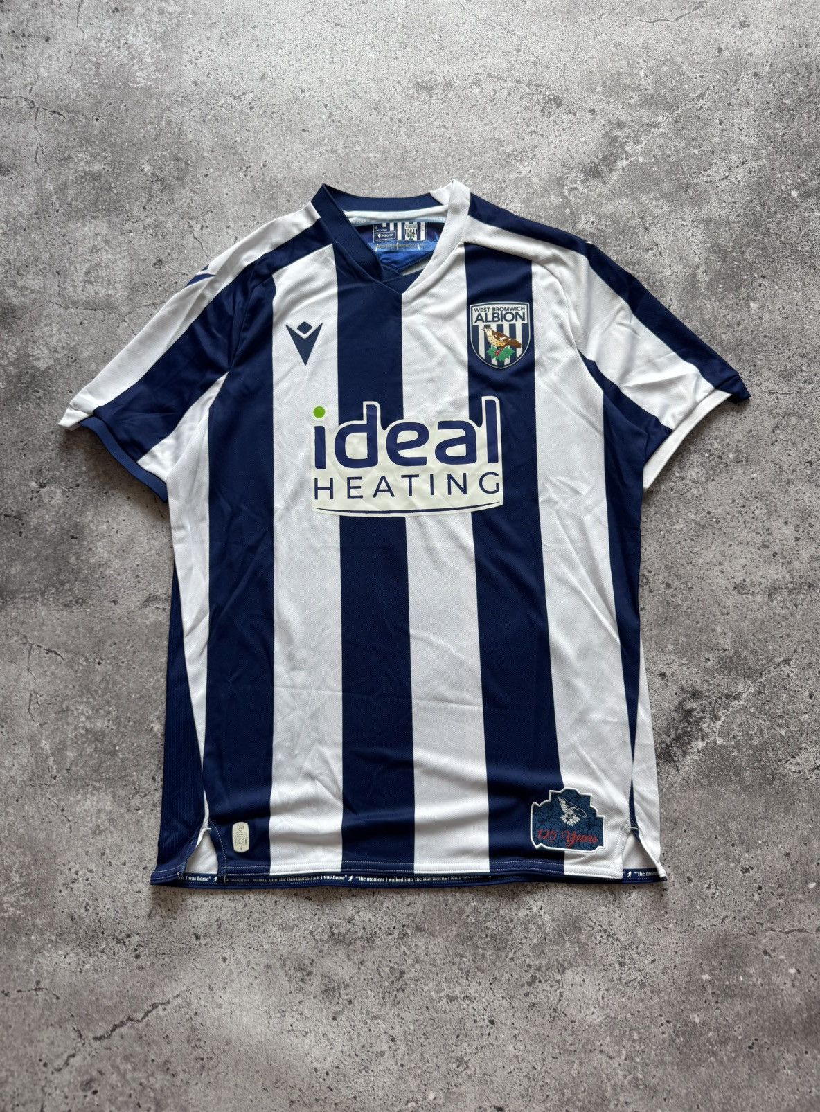 Macron 🔥MACRON WEST BROMWICH 2025-26 HOME SOCCER JERSEY SHIRT Size US M / EU 48-50 / 2 - 1 Thumbnail