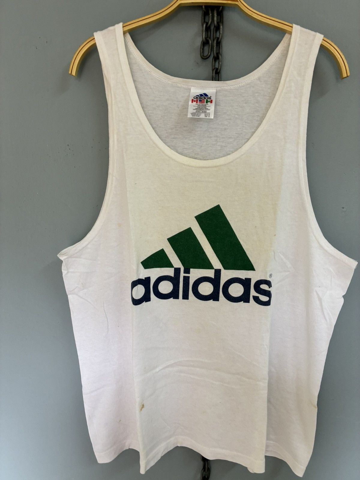 Adidas Vintage 90s Adidas Equipment tank top Size US M / EU 48-50 / 2 - 3 Thumbnail
