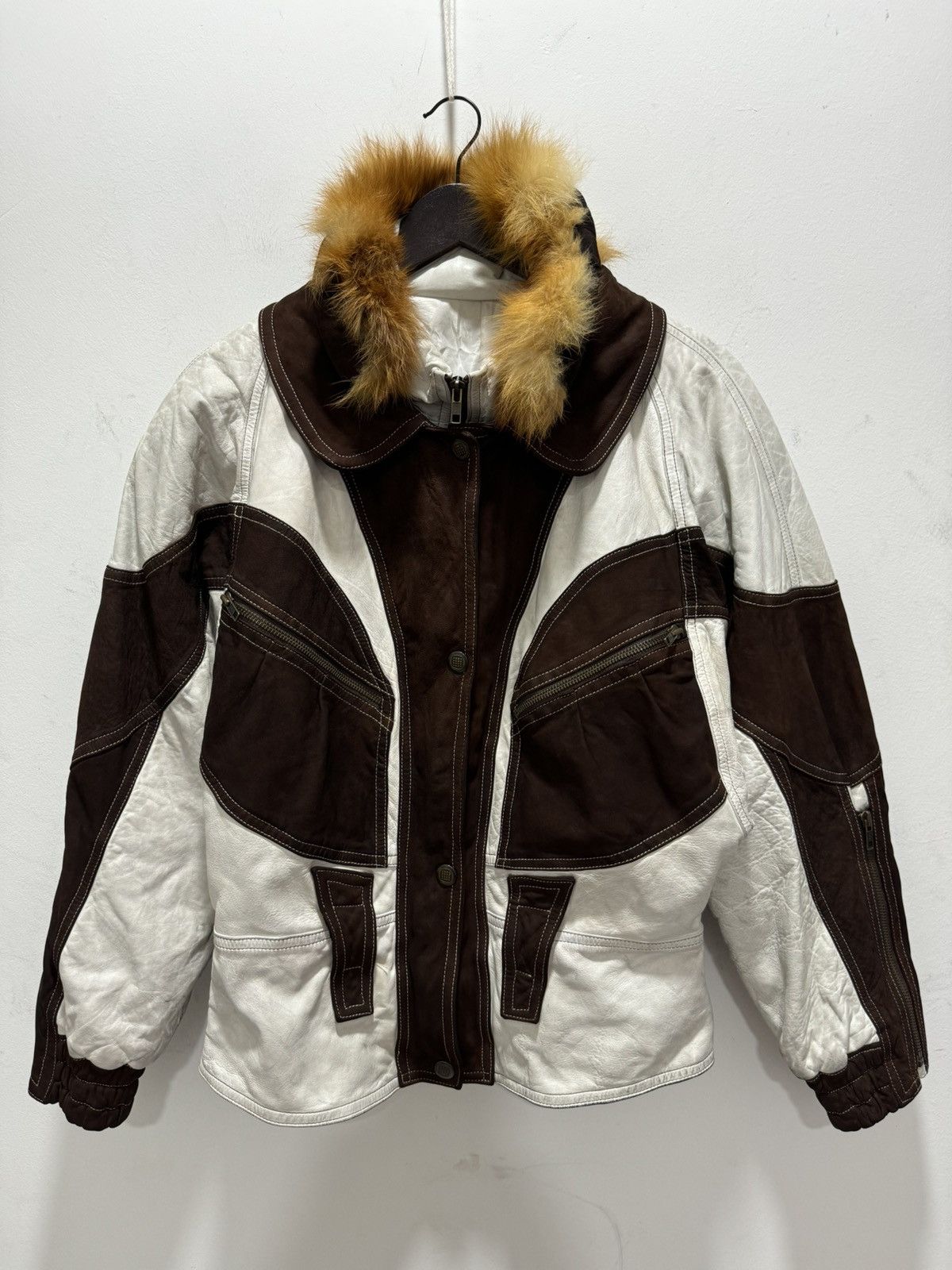 Japanese Brand × Vintage JAPANESE RARE DESIGN LEATHER JACKET Size US S / EU 44-46 / 1 - 1 Thumbnail