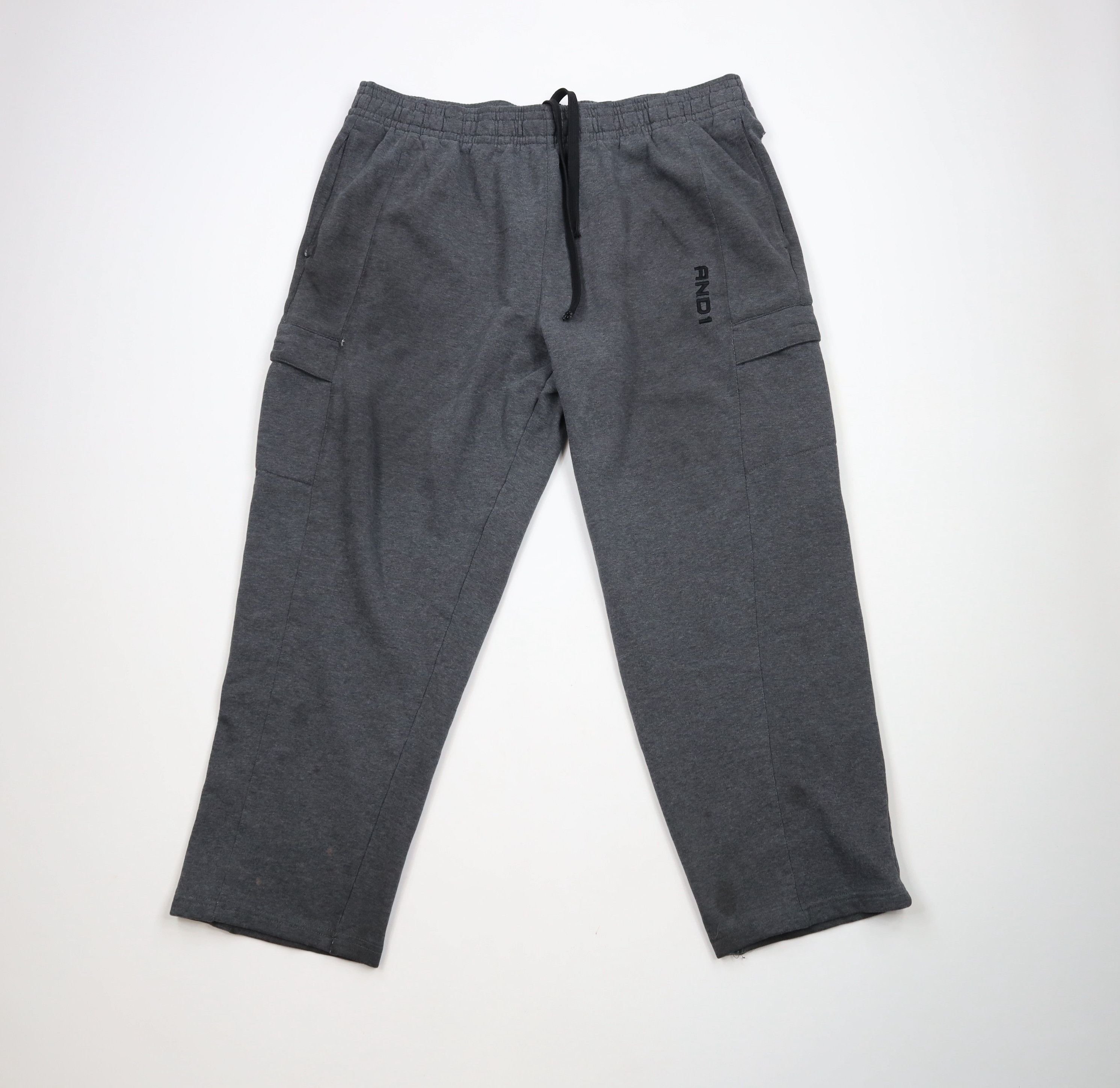 Vintage Vintage And1 AndOne Basketball Wide Leg Cargo Sweatpants Size US 42 / EU 58 - 1 Thumbnail