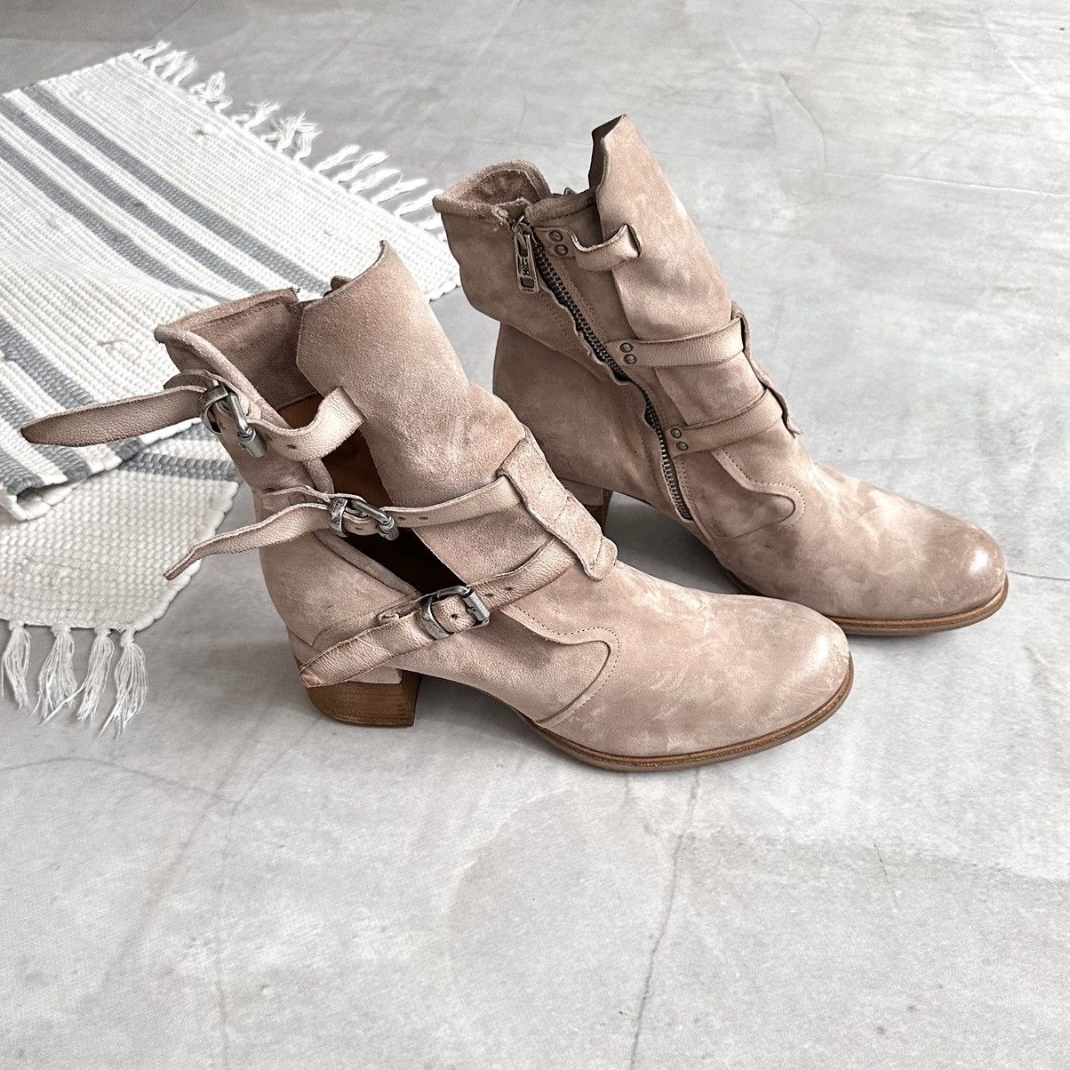 Dirk Bikkembergs AS 98 Airstep Vintage Ankle Buckle Straps Boots Guidi Vibe Size US 11 / IT 41 - 4 Thumbnail