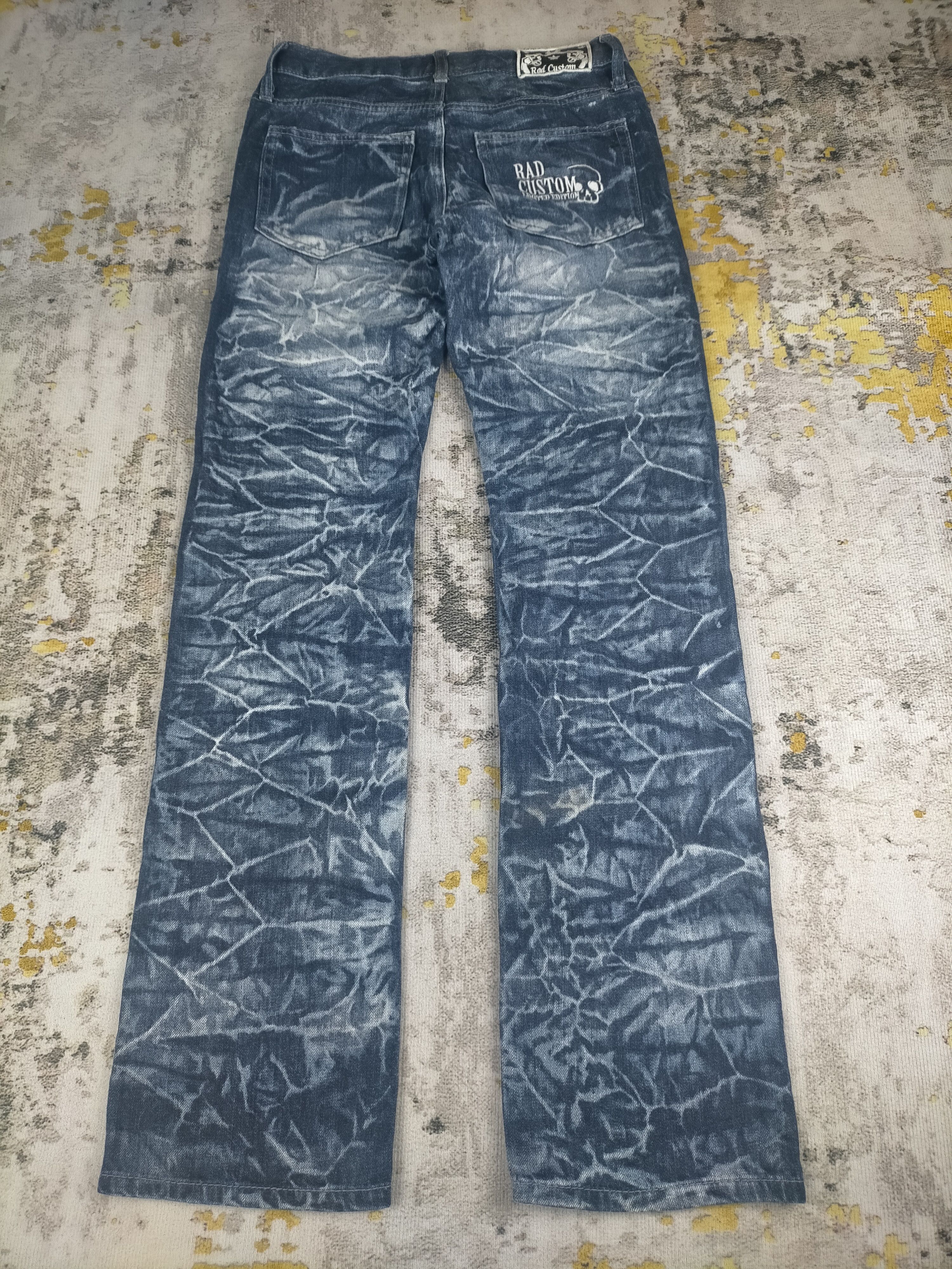 14th Addiction 🔥 Rare Rad Custom Punk Washed Insane Jeans Size US 27 - 5 Thumbnail