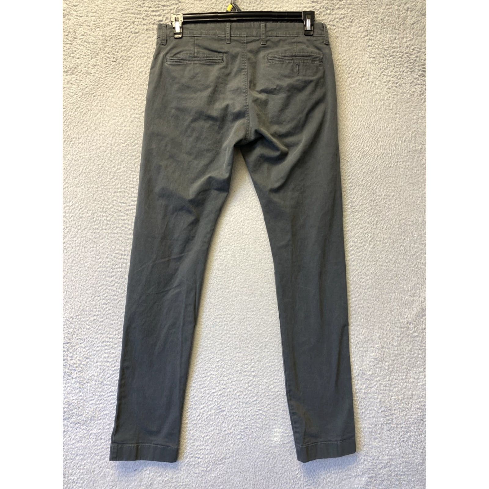 J.Crew J. Crew Slim Chino Pants 31x34 Dark Gray Cotton Tapered Mens Size US 31 - 6 Thumbnail