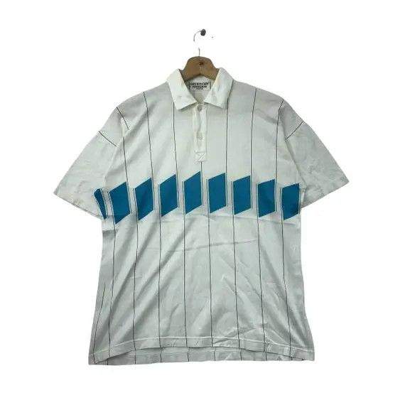 Givenchy Vtg GIVENCHY GENTLEMAN PARIS Striped Polo Tee Shirt Italy Size US S / EU 44-46 / 1 - 1 Thumbnail