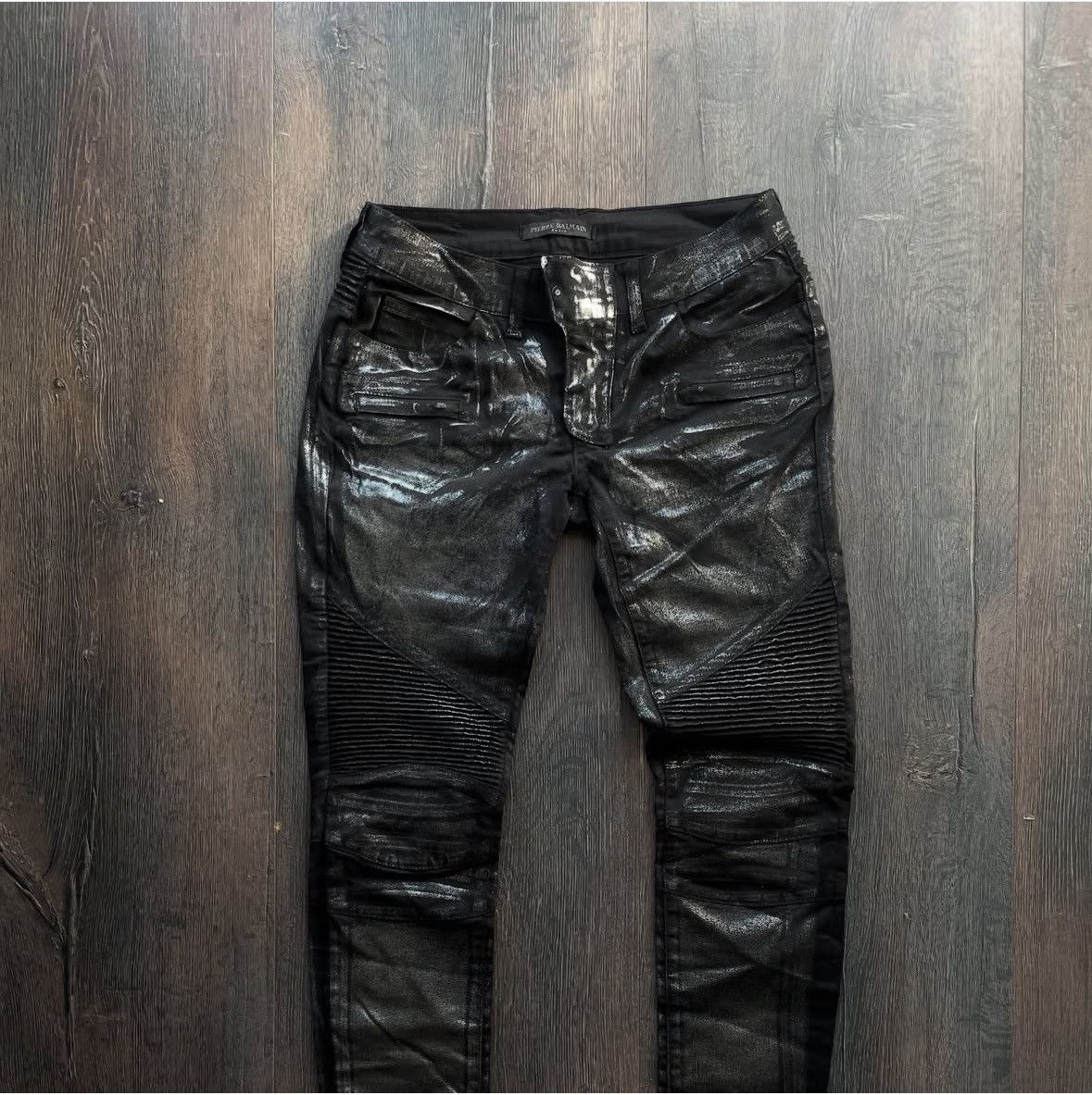 Pierre Balmain Balmain Biker Jeans Size 30" / US 8 / IT 44 - 5 Thumbnail