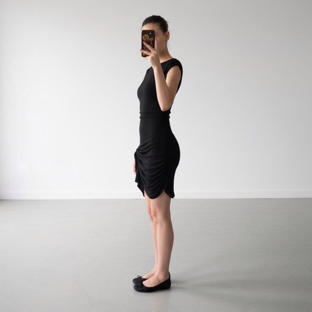 Other The Cop Copine Draped Sleek Dress Size ONE SIZE - 4 Thumbnail