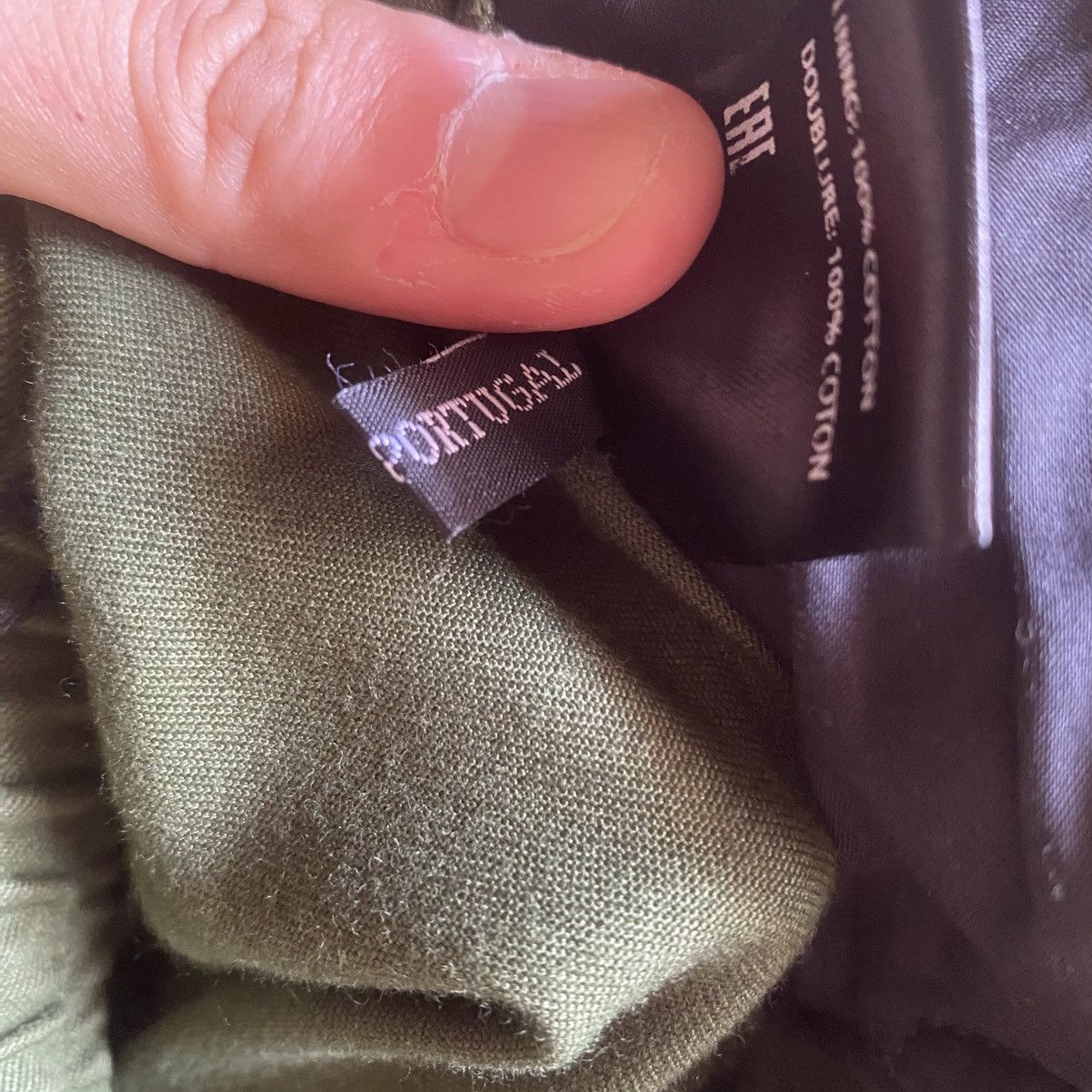 Haider Ackermann SS20 Khaki Green Elastic Waist Band Trousers Size US 32 / EU 48 - 7 Thumbnail