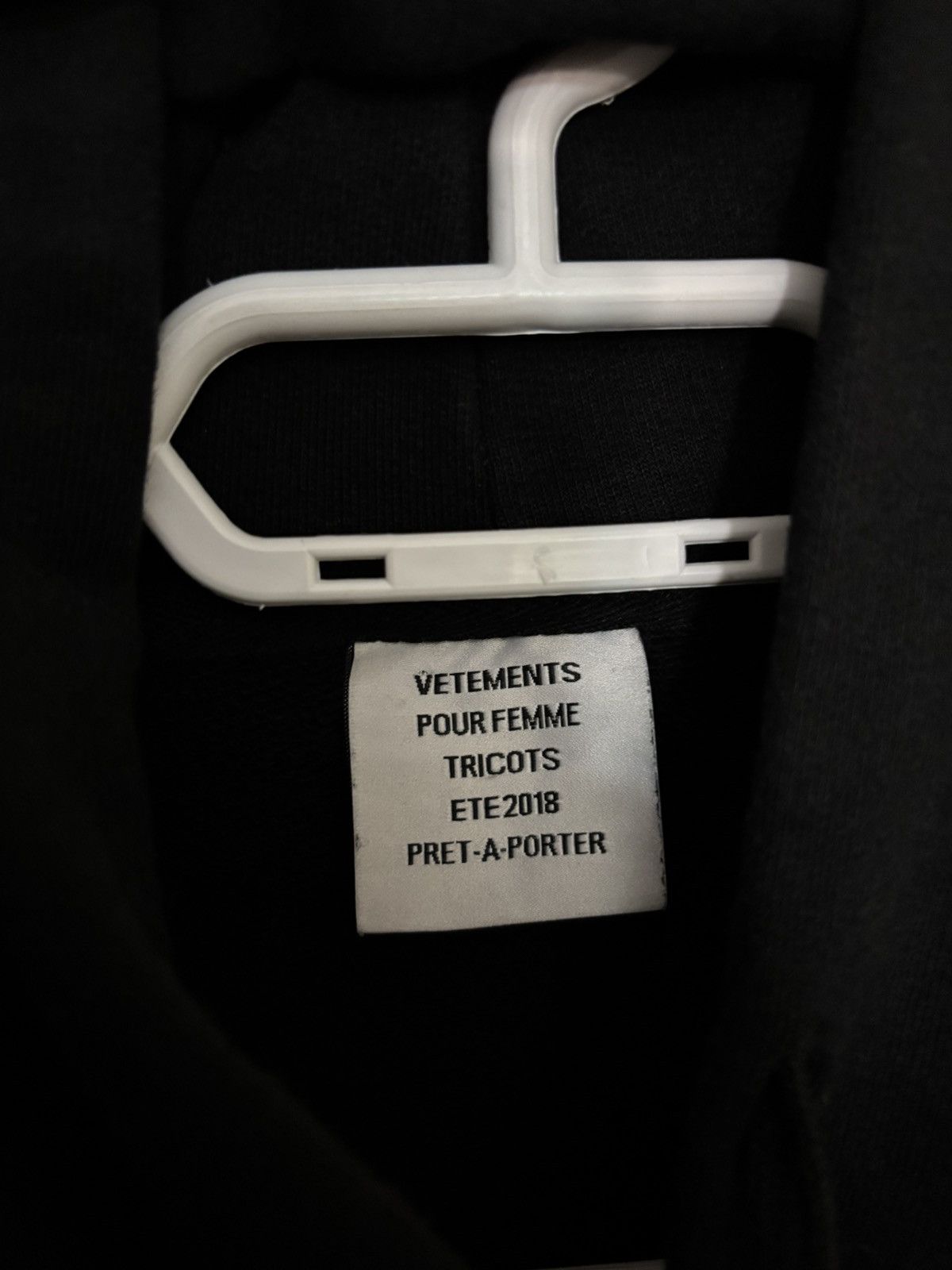 Vetements VETEMENTS Paris WE LOVE OUR HOMETOWN BLK Women's Pullover Size XS / US 0-2 / IT 36-38 - 7 Thumbnail
