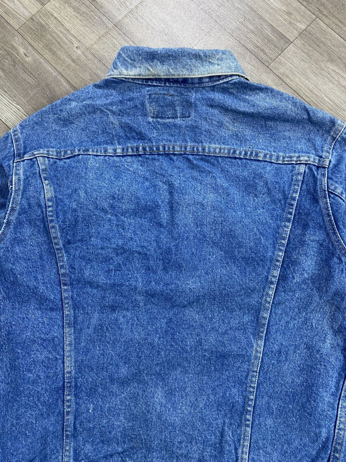 Levi's Vintage Clothing 🇺🇸1980s Vintage Levis 70649-0217 Orange Tab Blue Denim Jacket Size US L / EU 52-54 / 3 - 9 Thumbnail