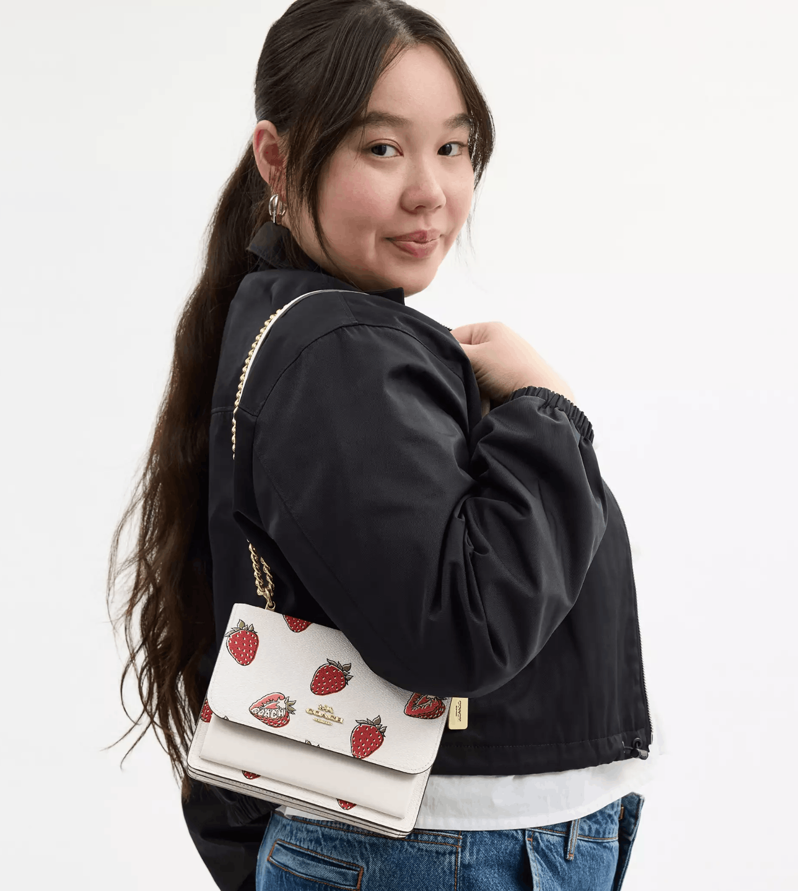 Coach Mini Klare Crossbody Bag With Strawberry Print CAP94 Size ONE SIZE - 11 Thumbnail