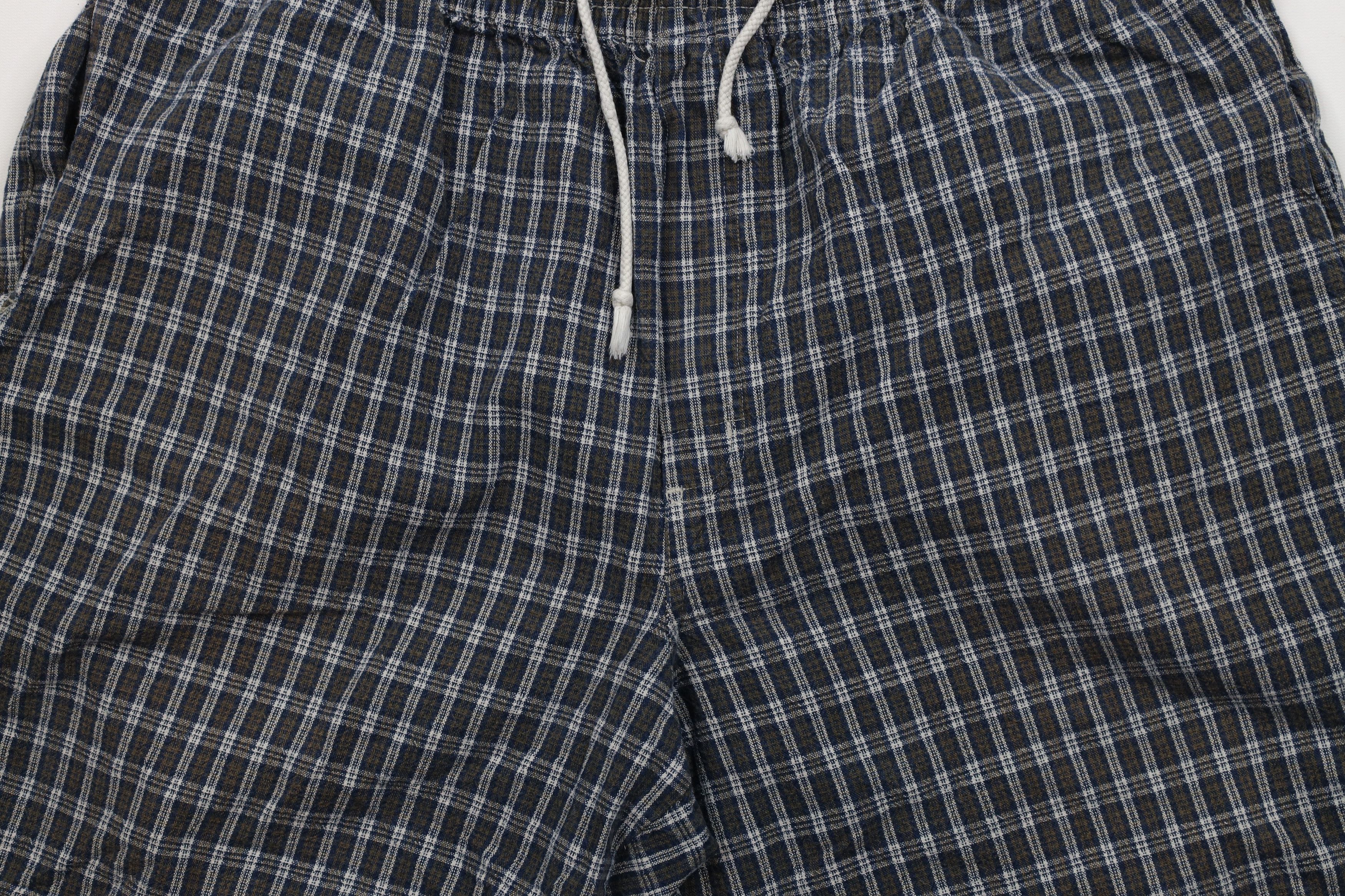 Vintage Vintage 90s Streetwear Above Knee Harem Shorts Plaid Cotton Size US 36 / EU 52 - 3 Thumbnail