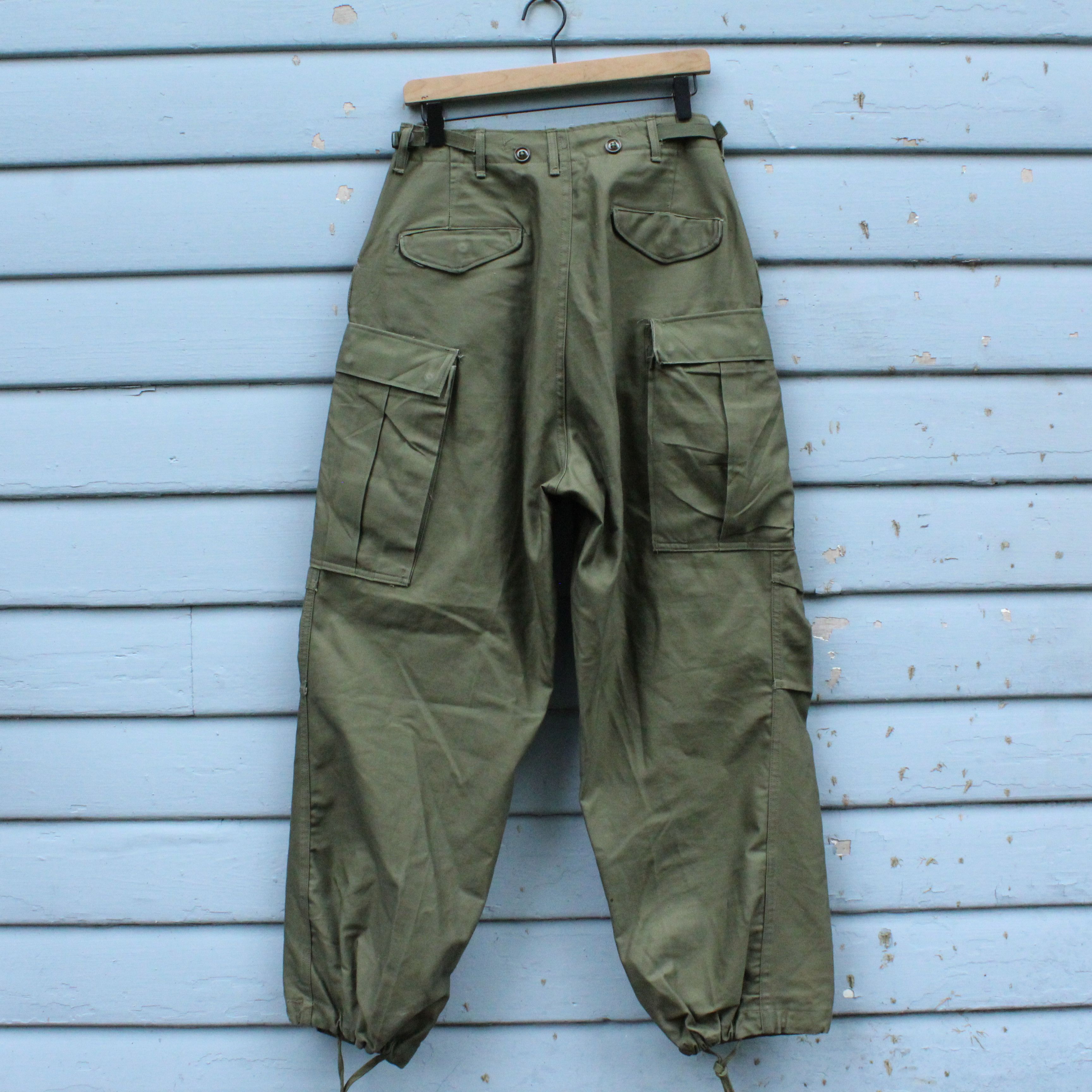 Vintage Vintage M-1951 Field Trouser Cotton Slant Pocket Pants Size US 30 / EU 46 - 7 Thumbnail