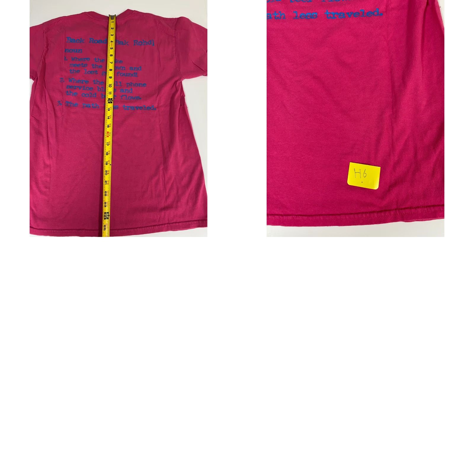Gildan Mens Back Road Shirt Medium pink apparel Size US M / EU 48-50 / 2 - 8 Thumbnail