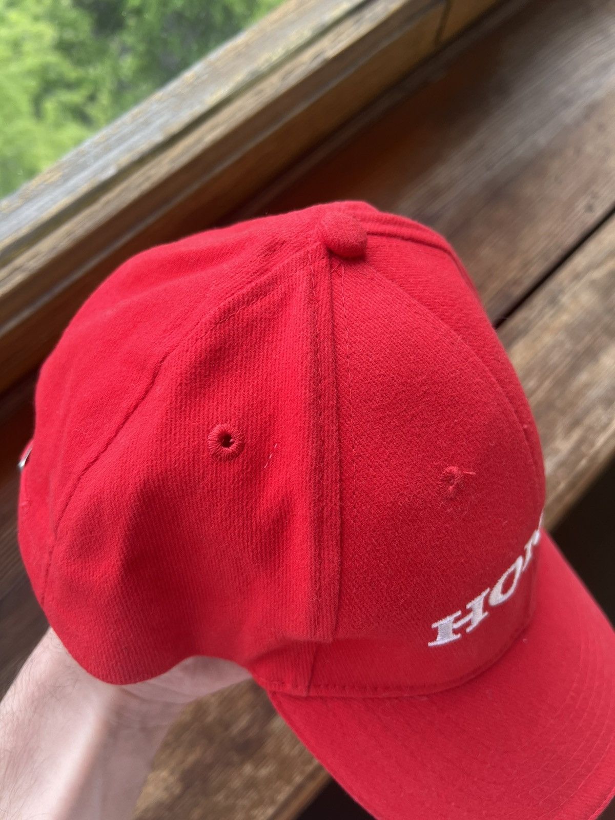 Japanese Brand Y2k Racing Hat Honda 90s Streetwear Cap Size ONE SIZE - 8 Thumbnail