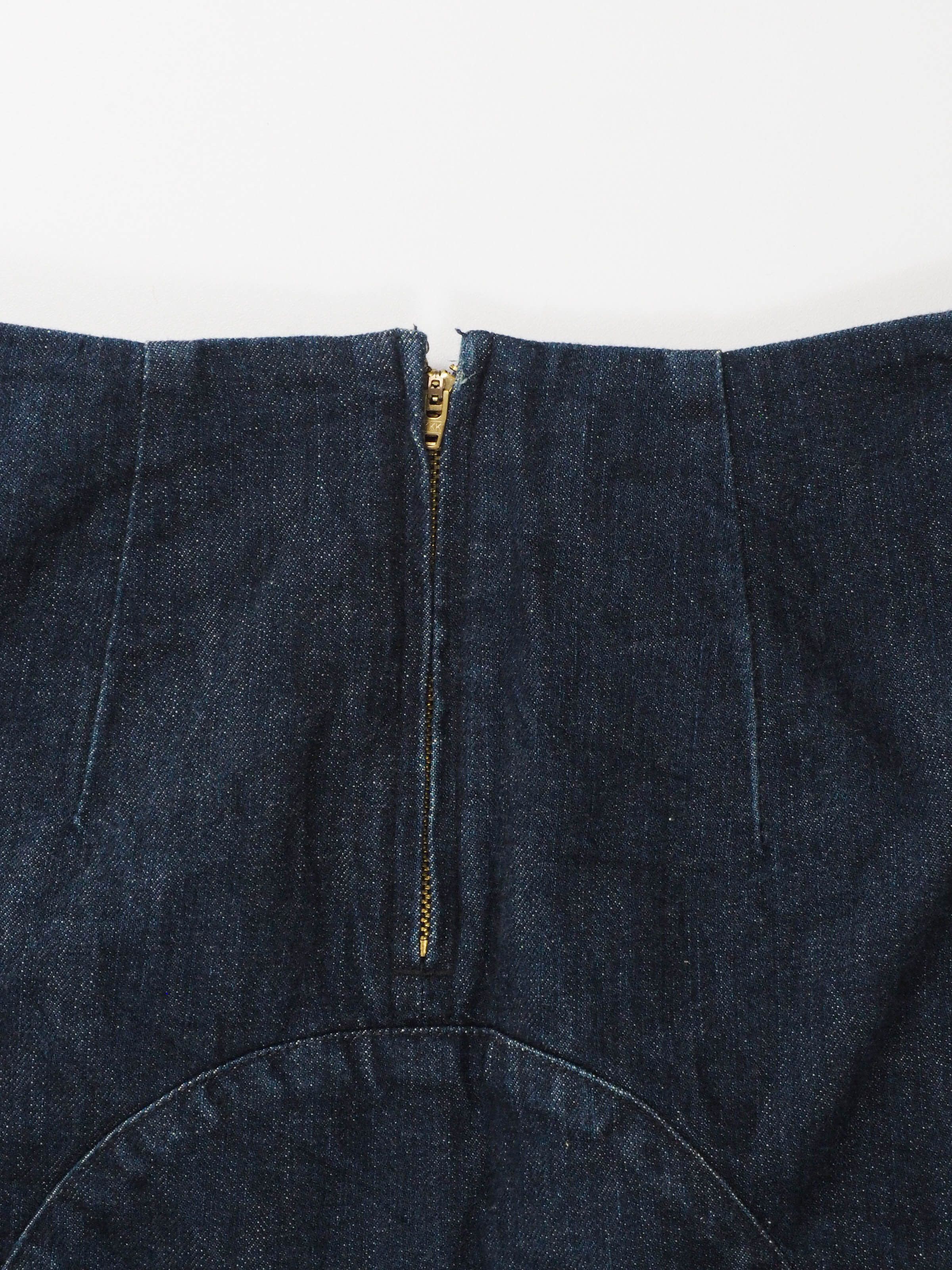 Kapital Kapital Asymmetrical Button Denim Skirt Size 26" / US 2 / IT 38 - 11 Thumbnail