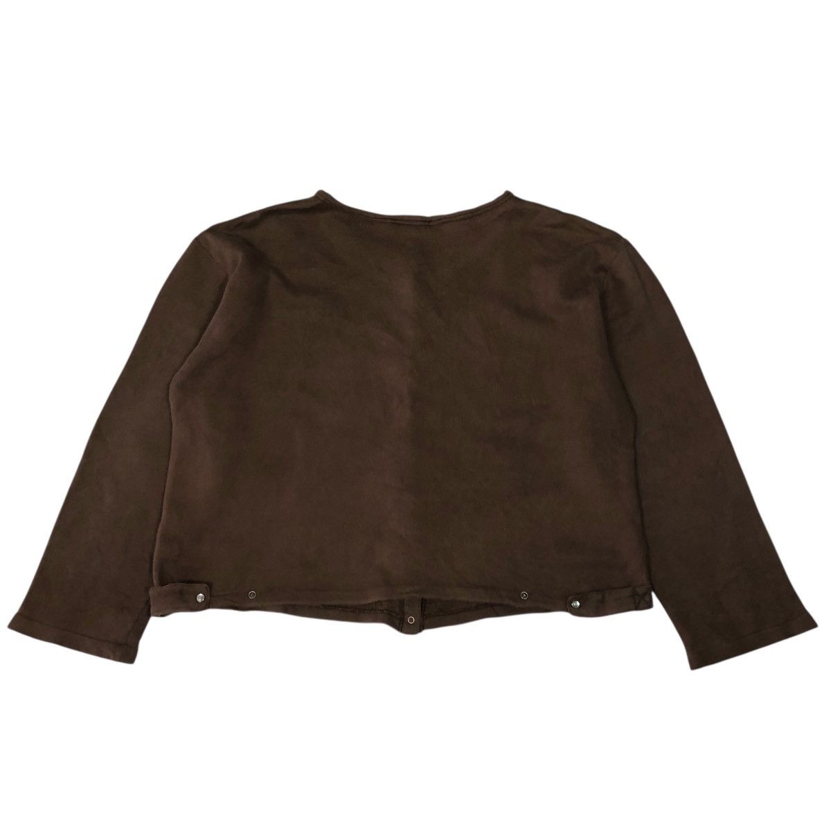 agnes b. 📌Vintage Snap Button Cardigan Agnes B. Rich Brown Size US M / EU 48-50 / 2 - 2 Thumbnail