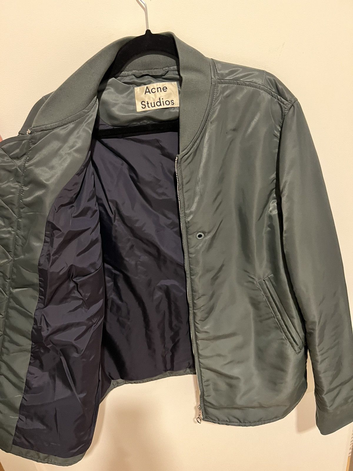 Acne Studios Blue Green Acne Bomber Celo Size US L / EU 52-54 / 3 - 2 Thumbnail