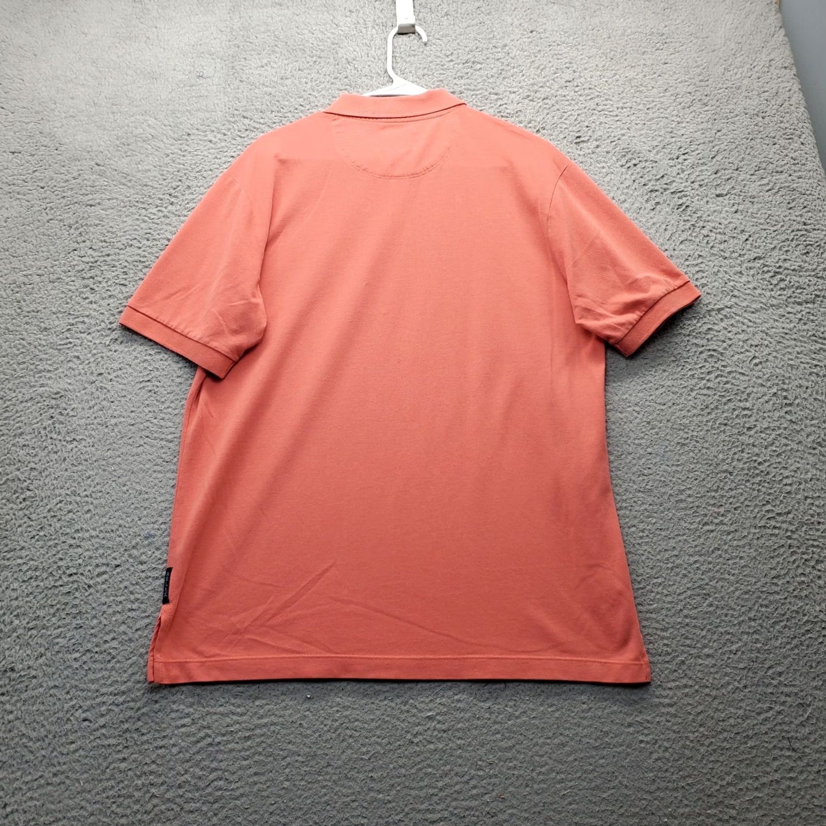 Tommy Bahama Tommy Bahama Polo Shirt Mens M Orange Relax Slit Collared Pointer Feature: Breathable, Easy Care, Slit Size US M / EU 48-50 / 2 - 2 Thumbnail