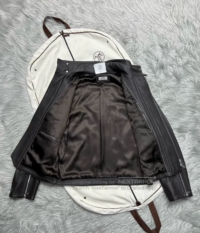 Hermes Hermes Poster Model Hunting Leather Jacket, 100% Reindeer Size US M / EU 48-50 / 2 - 5 Thumbnail