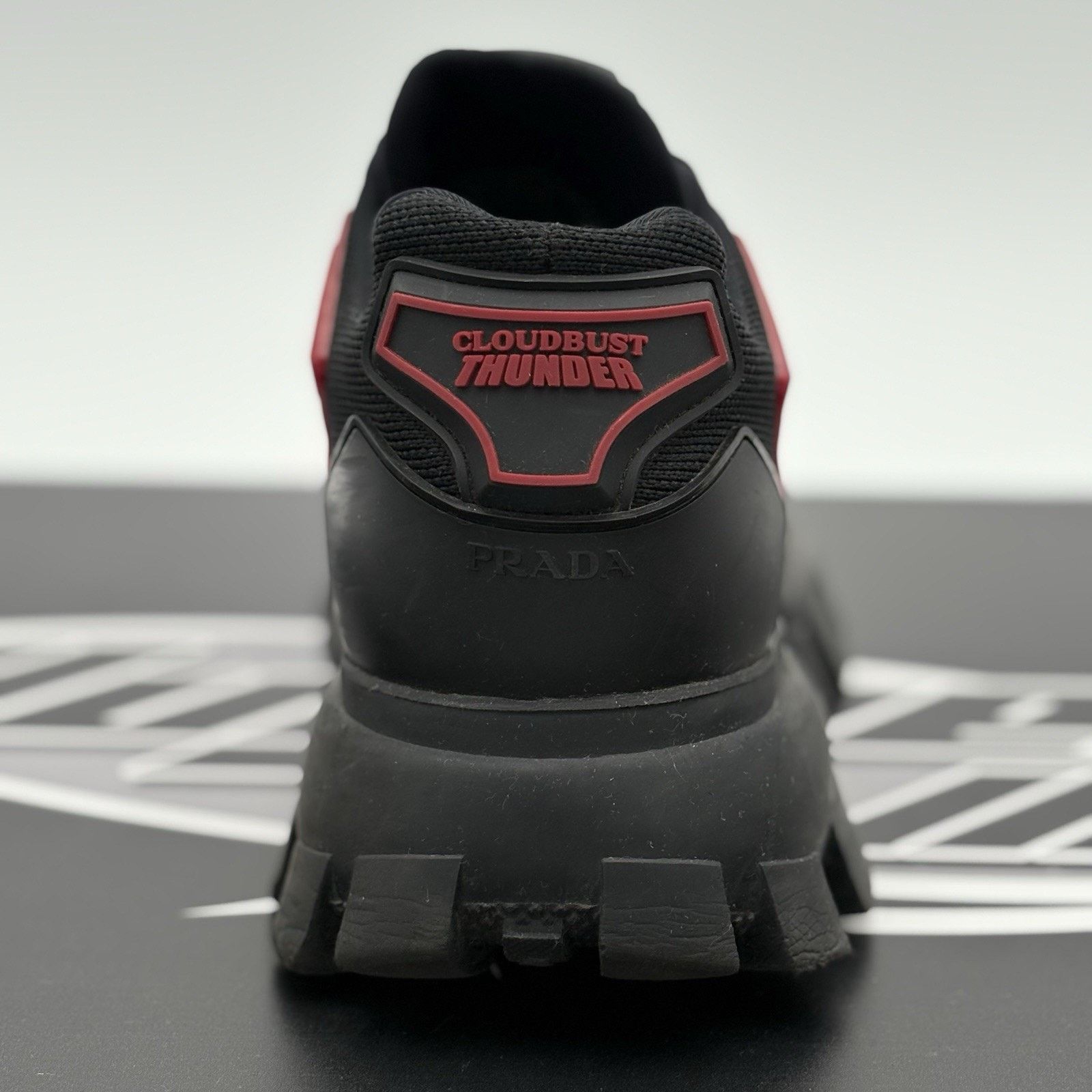 Prada Prada Cloudbust Thunder ' Red Black ' | GREAT CONDITION! Size US 10 / EU 43 - 3 Thumbnail