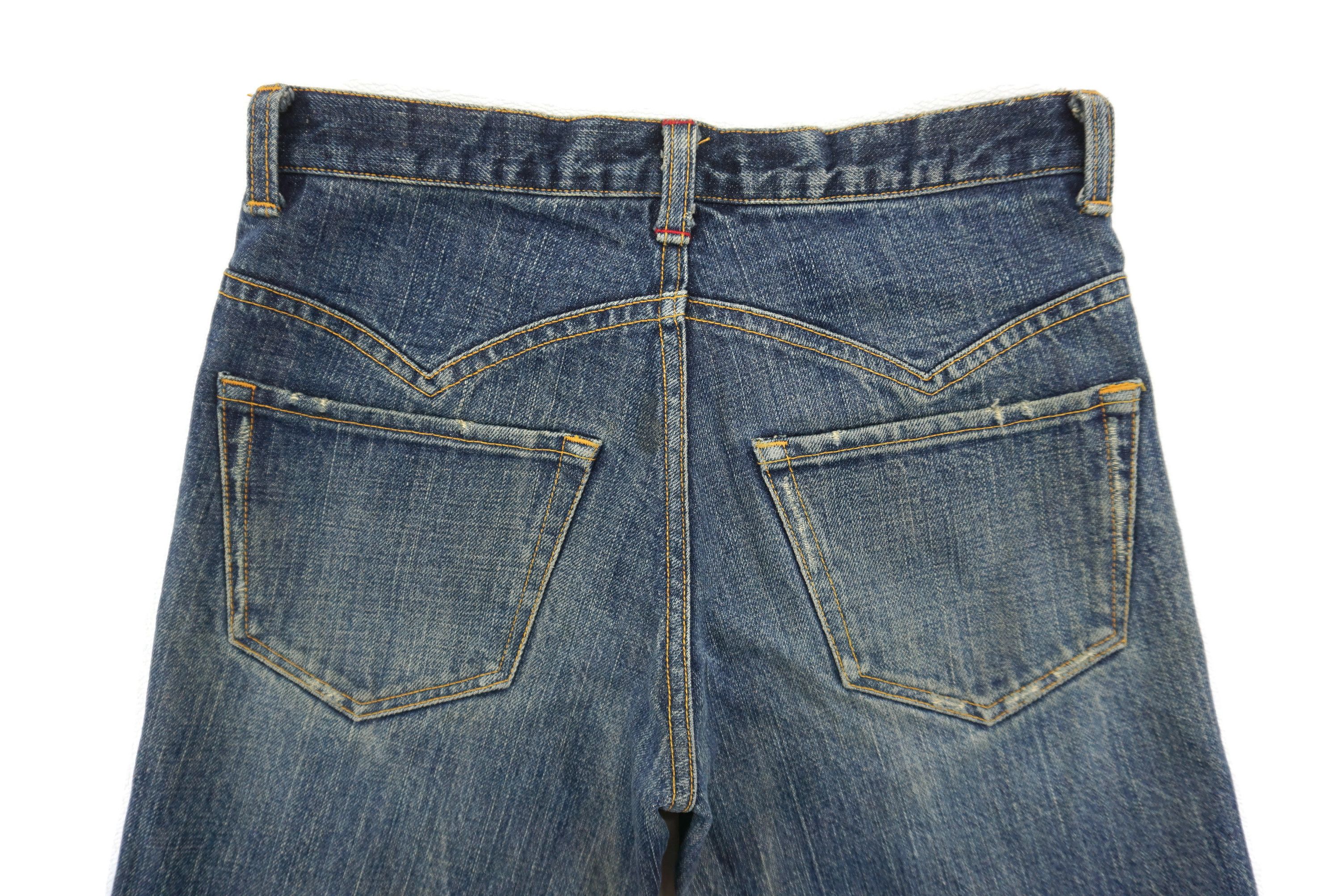 Japanese Brand Sunao Kuwahara Jeans W30xL29.5 Low-Rise Straight Leg Denim Size 27" / US 4 / IT 40 - 16 Thumbnail