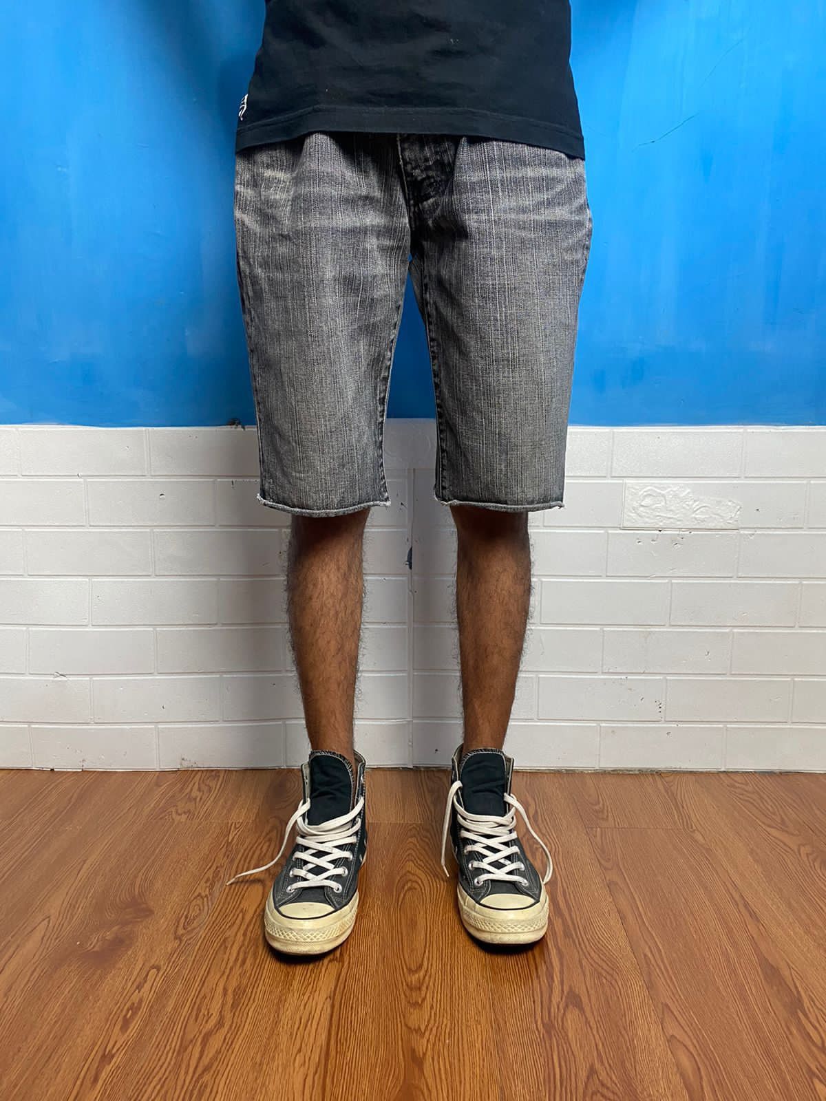 Number (N)ine SS04 “Dream Baby Dream” Double Pocket Shorts Denim Size US 33 - 19 Thumbnail