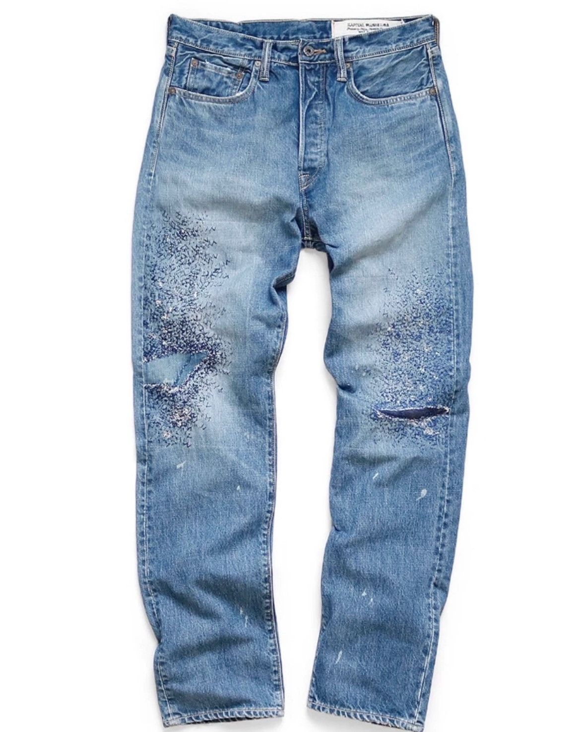 Kapital Kapital Corroded Embroidered Piercing Patch Jeans Size US 32 / EU 48 - 5 Thumbnail