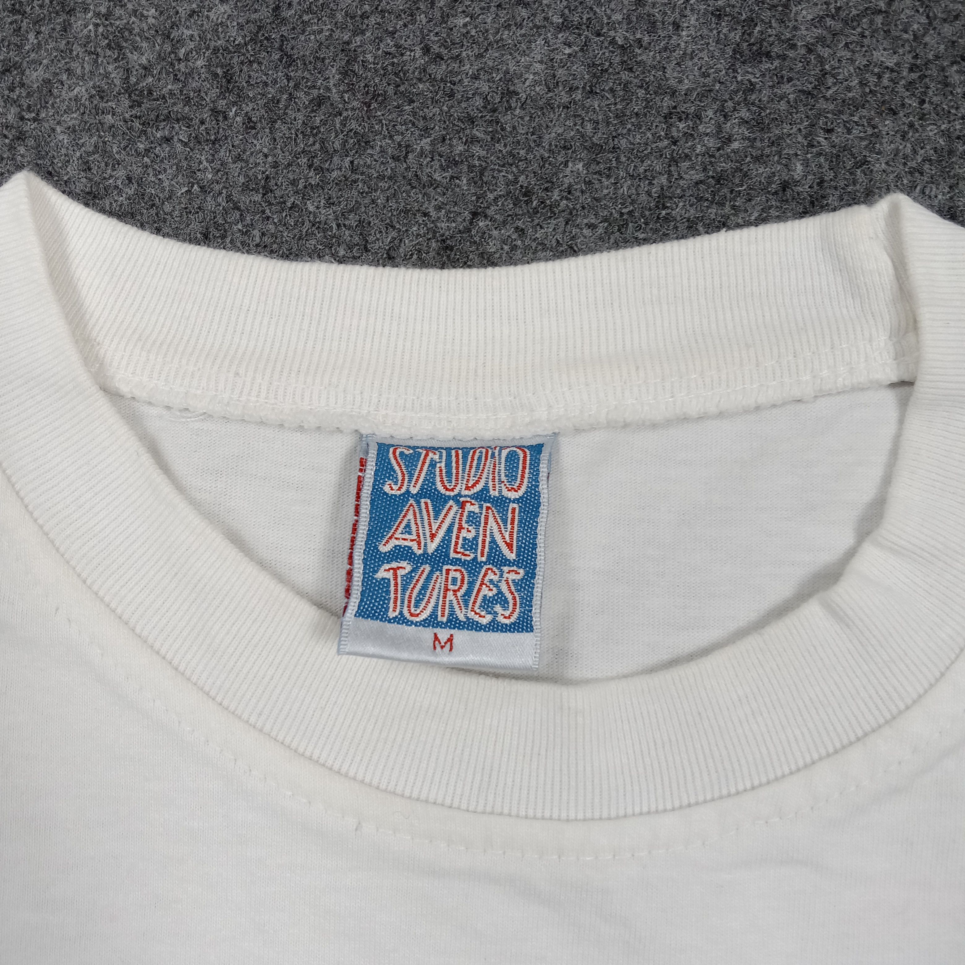 Vintage Adventure of Tintin American Cartoon Boxy Tshirt C294N64 Size US M / EU 48-50 / 2 - 5 Thumbnail