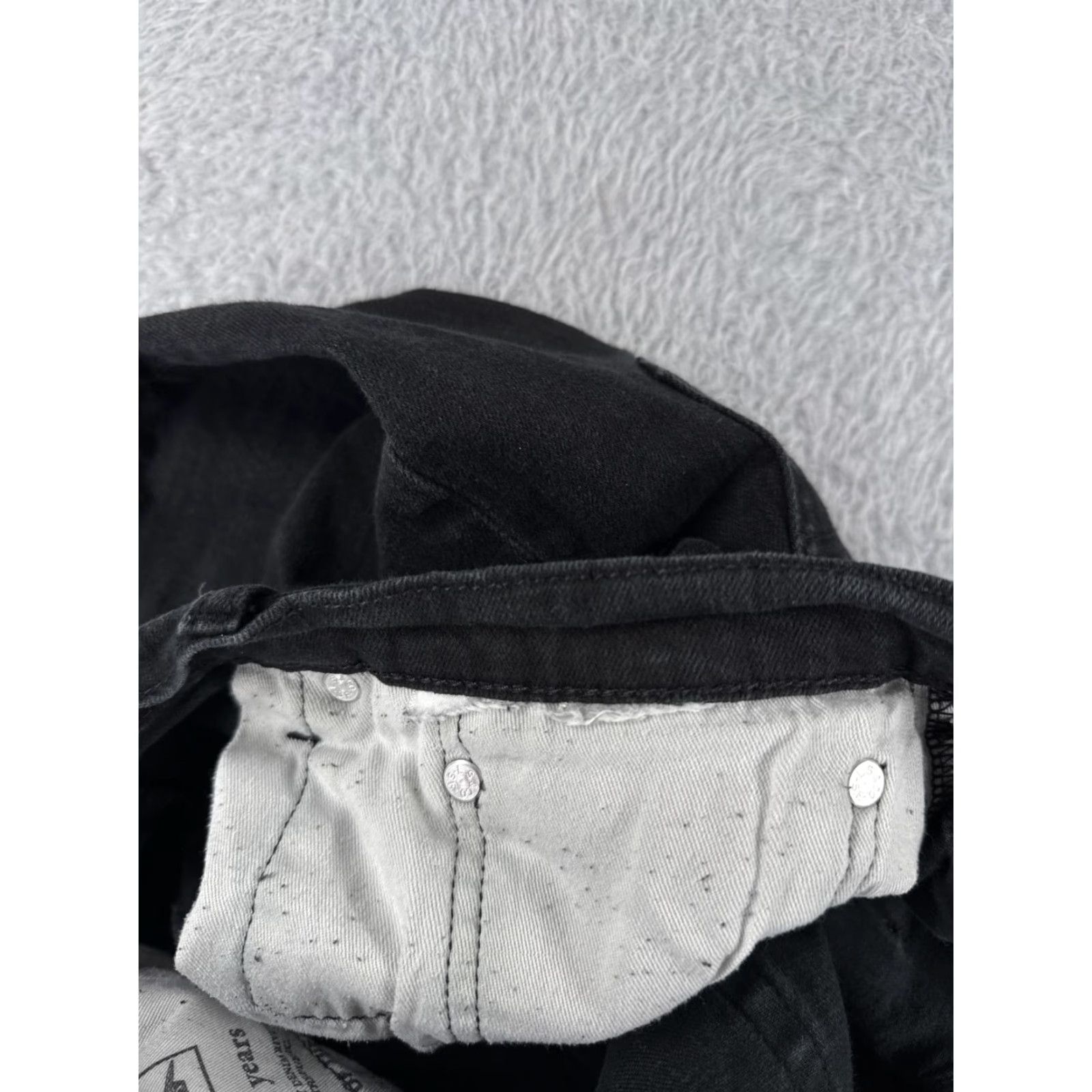 Levi's Levi's Jeans Adult 34 Black Denim 502 Cotton Blend 32x28 Straight Big E Size US 34 / EU 50 - 7 Thumbnail