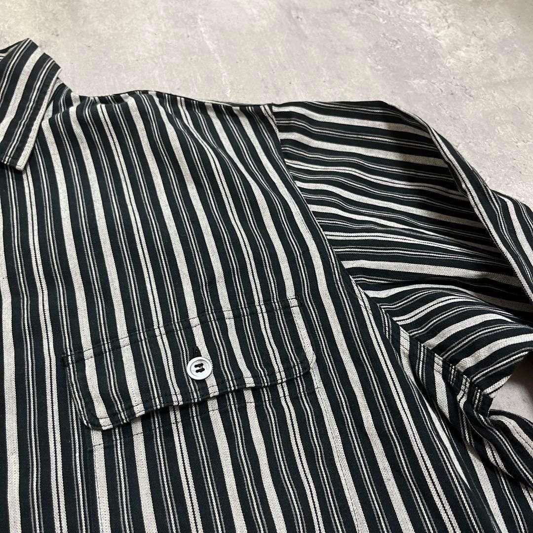 Yohji Yamamoto Yohji Yamamoto Pour Homme Y’s Striped Shirt Size US M / EU 48-50 / 2 - 2 Thumbnail