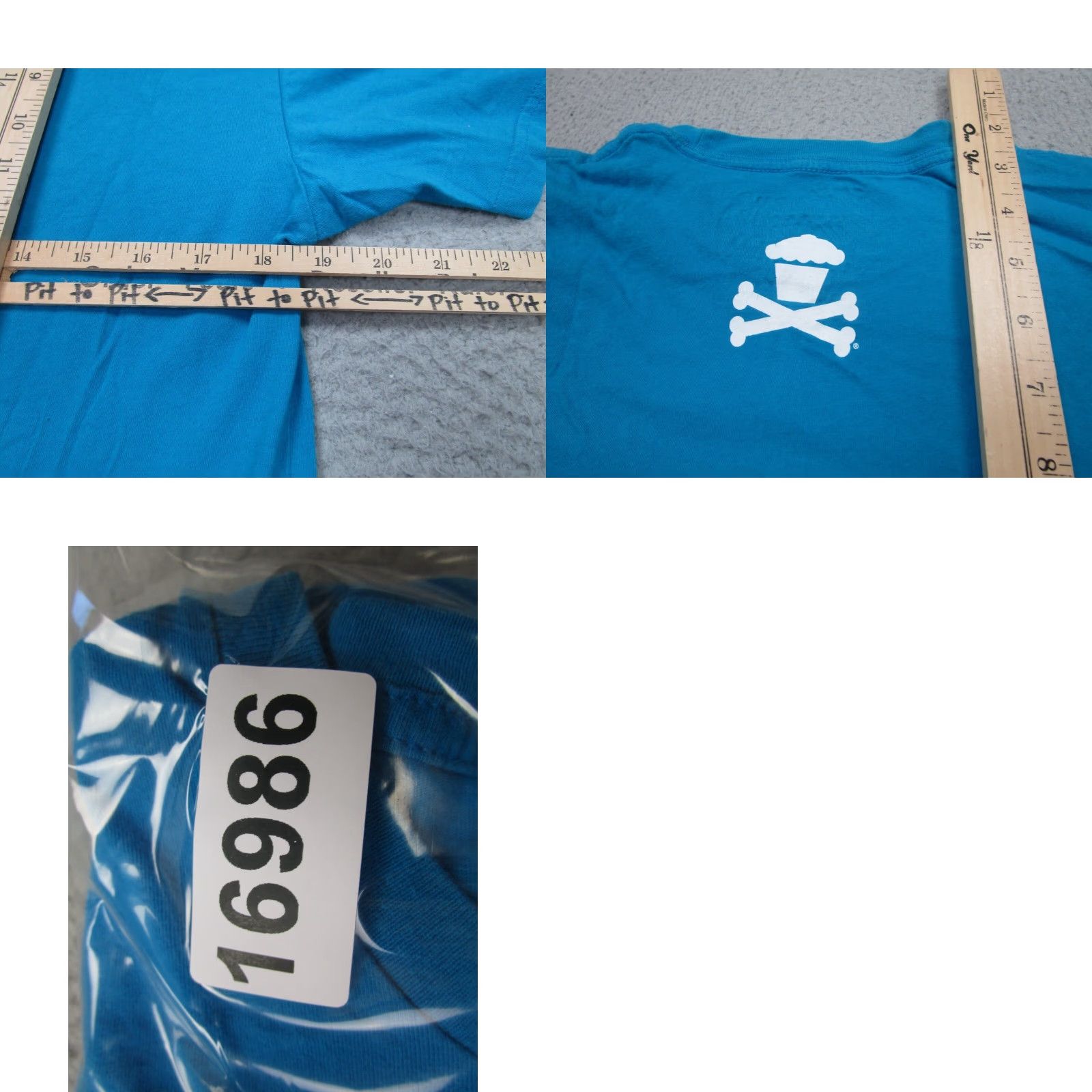 Johnny Cupcakes Johnny Cupcakes Captain America USA Mens Blue Short Sleeve T-Shirt Medium Size US M / EU 48-50 / 2 - 8 Thumbnail